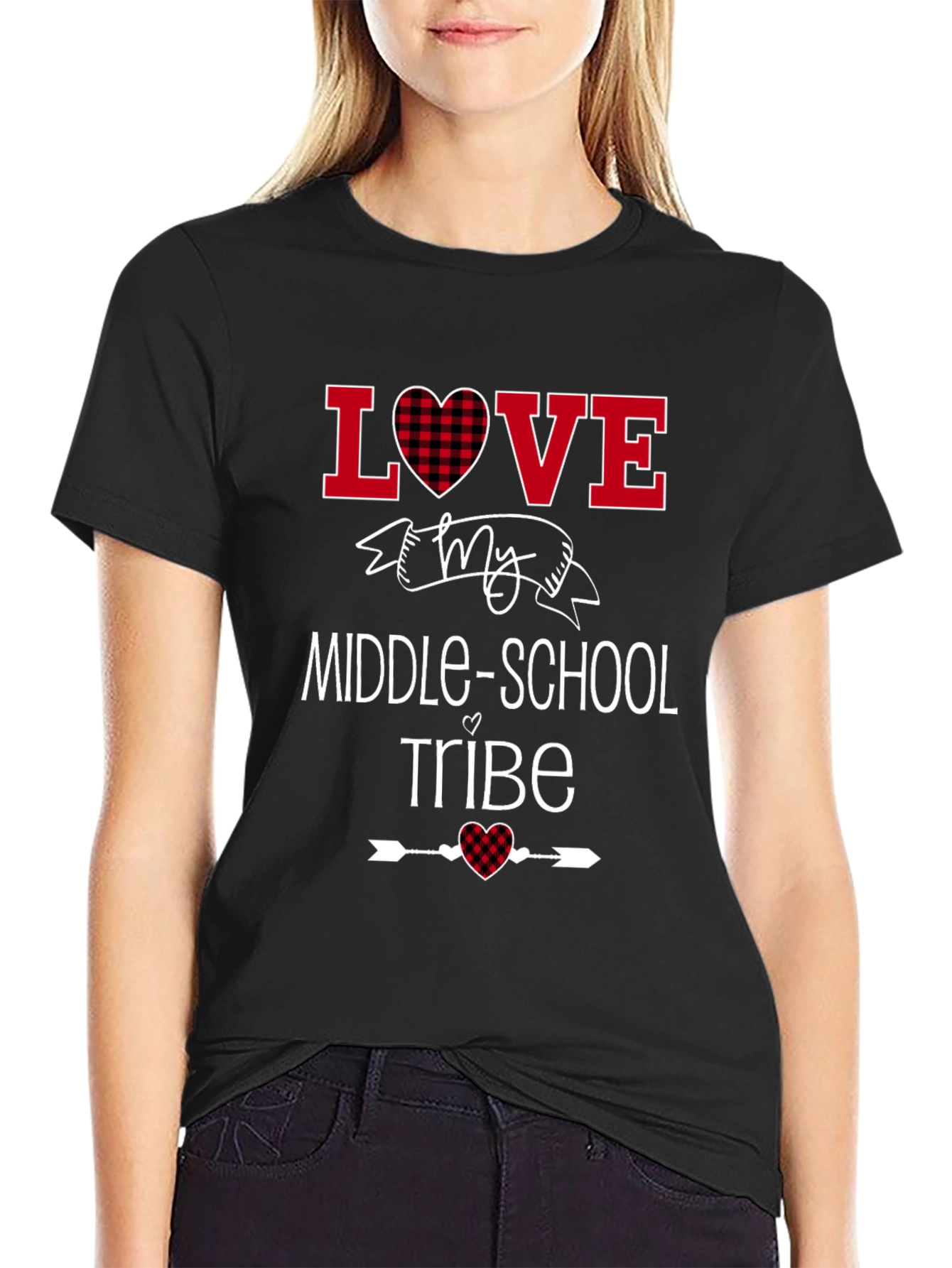 Black Love My Middle School Tribe Graphic Tee view 2