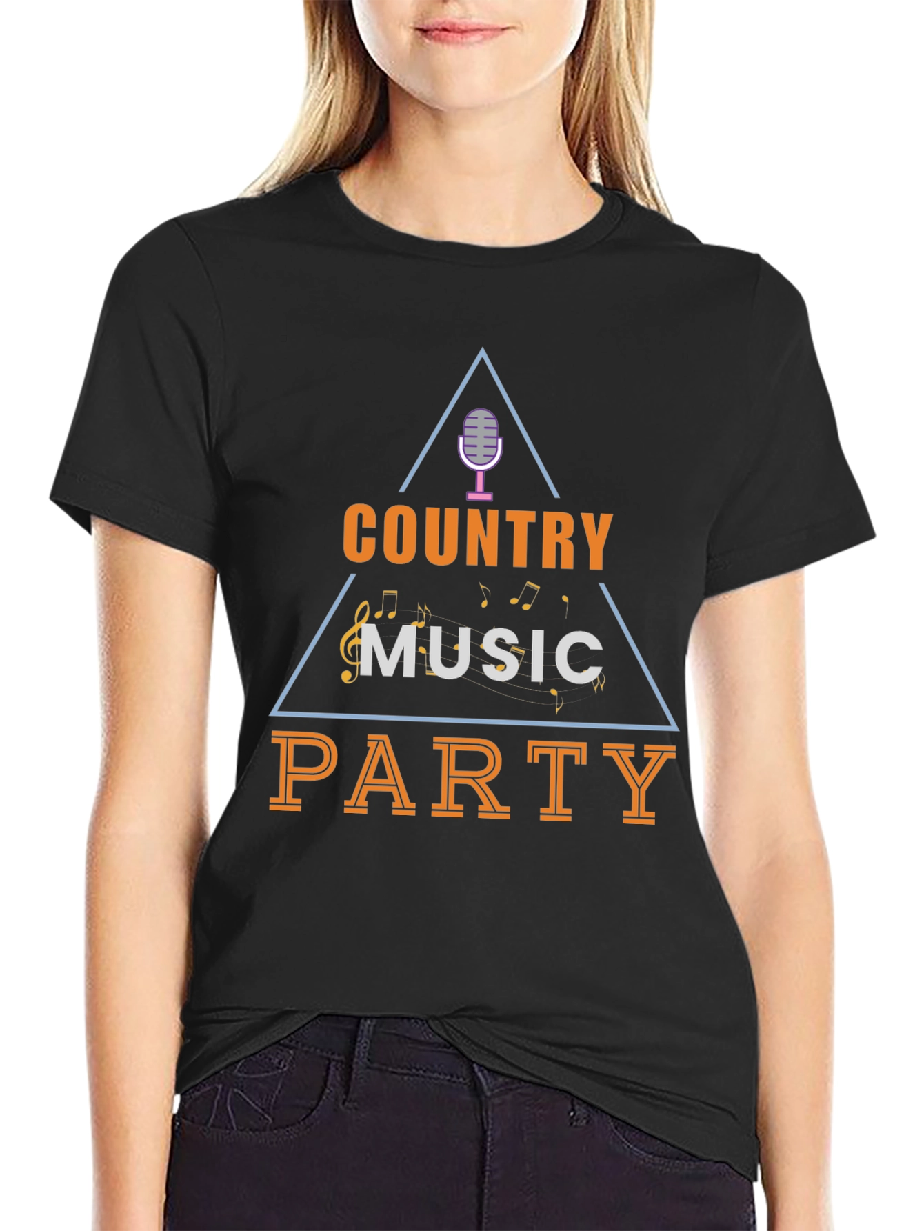 Black Country Music Party T-Shirt view 2