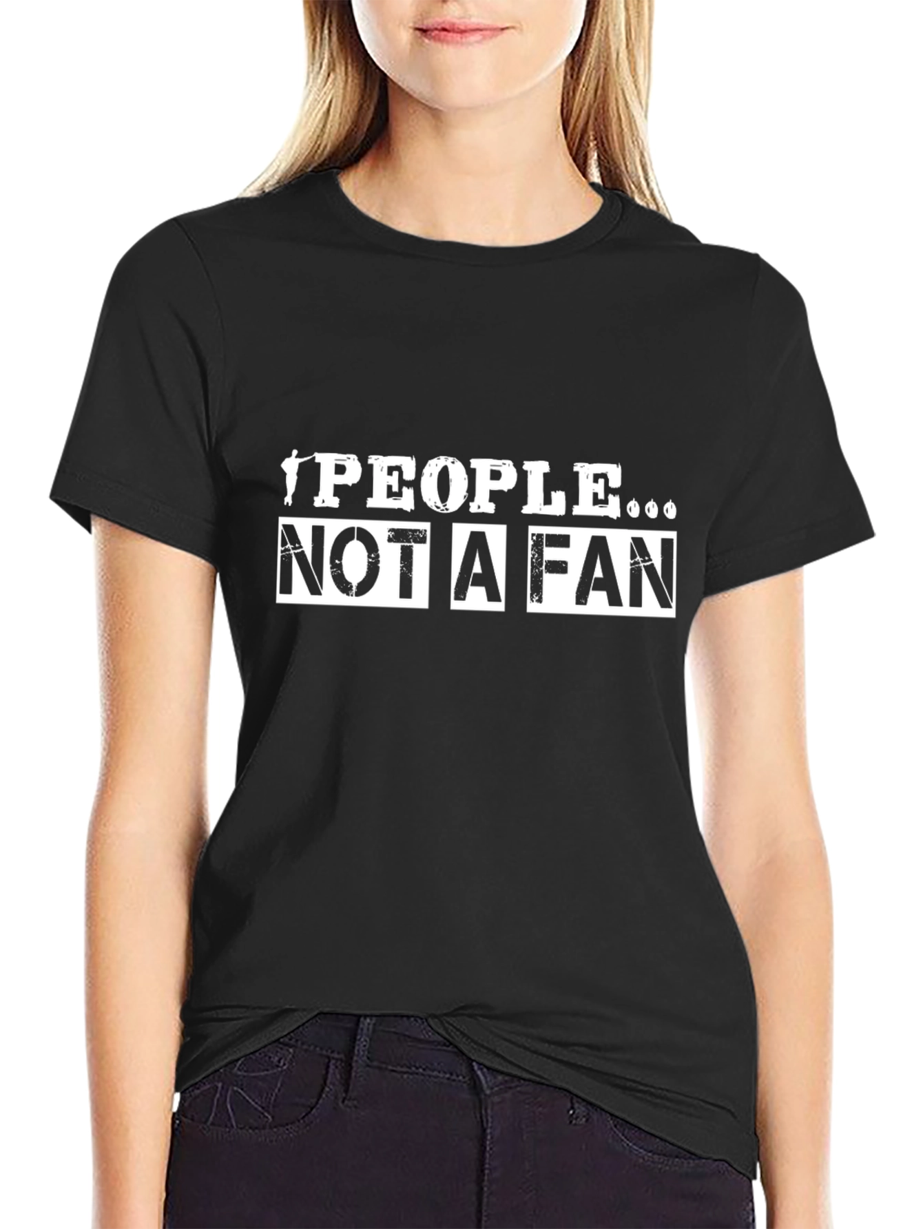 Black People Not A Fan Graphic Tee view 2