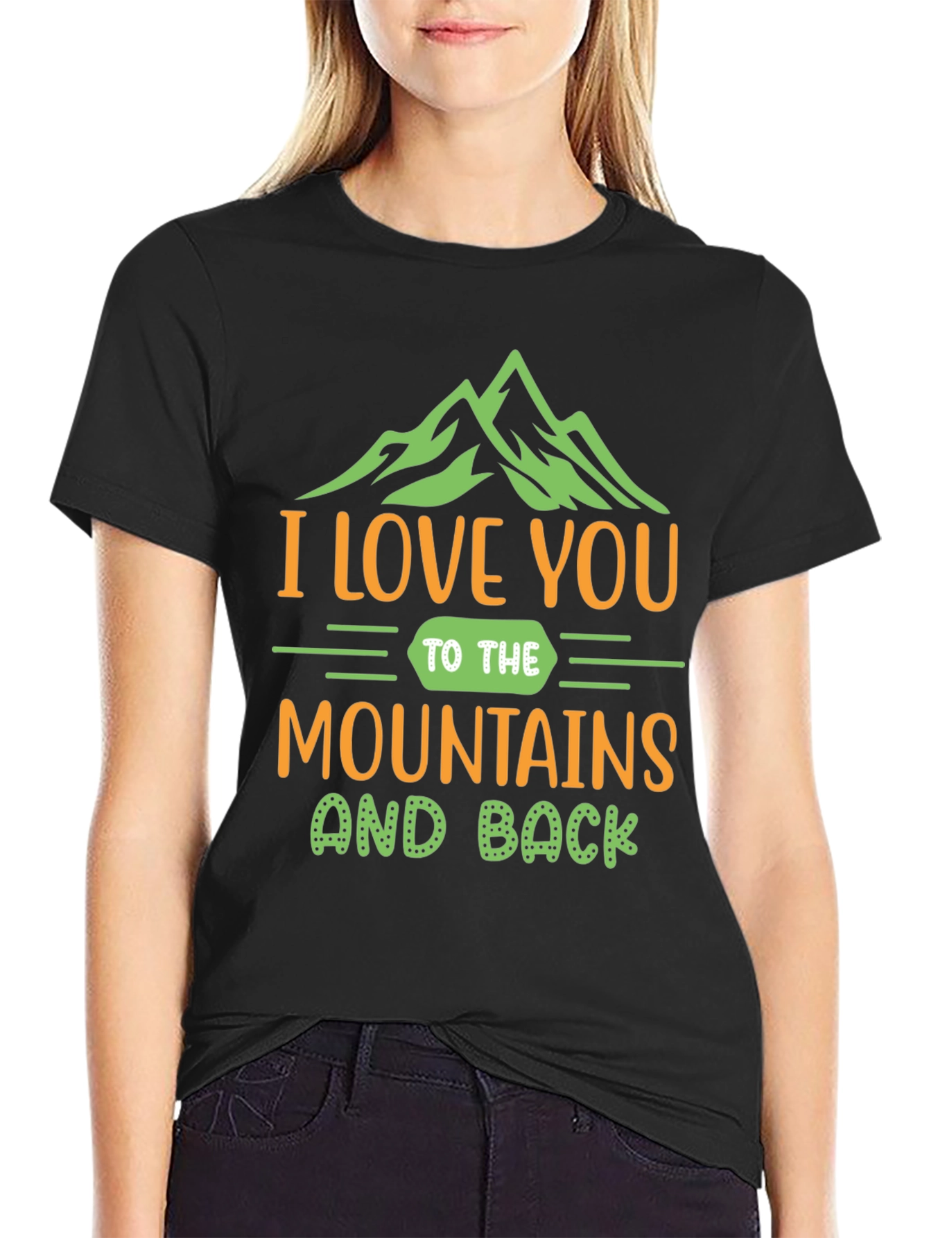 Black Mountains Graphic Print Tee view 2