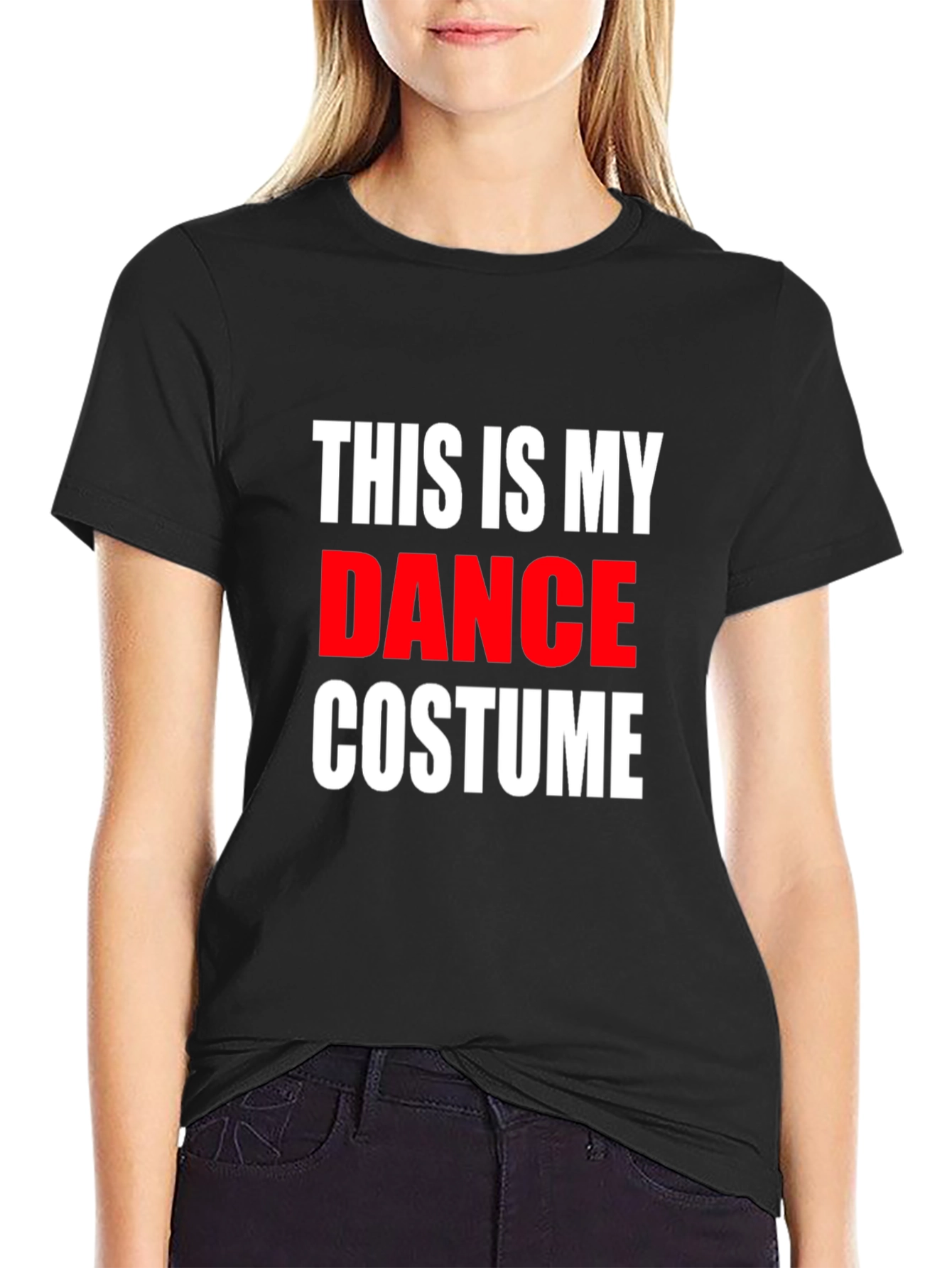 Black Dance Costume T-Shirt - Funny Dancing Tee view 2