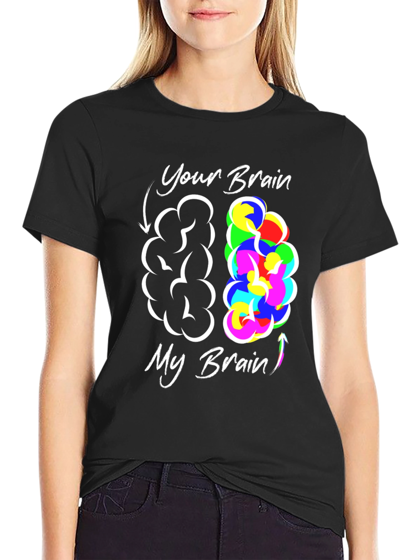 Black Your Brain My Brain Graphic T-Shirt view 2
