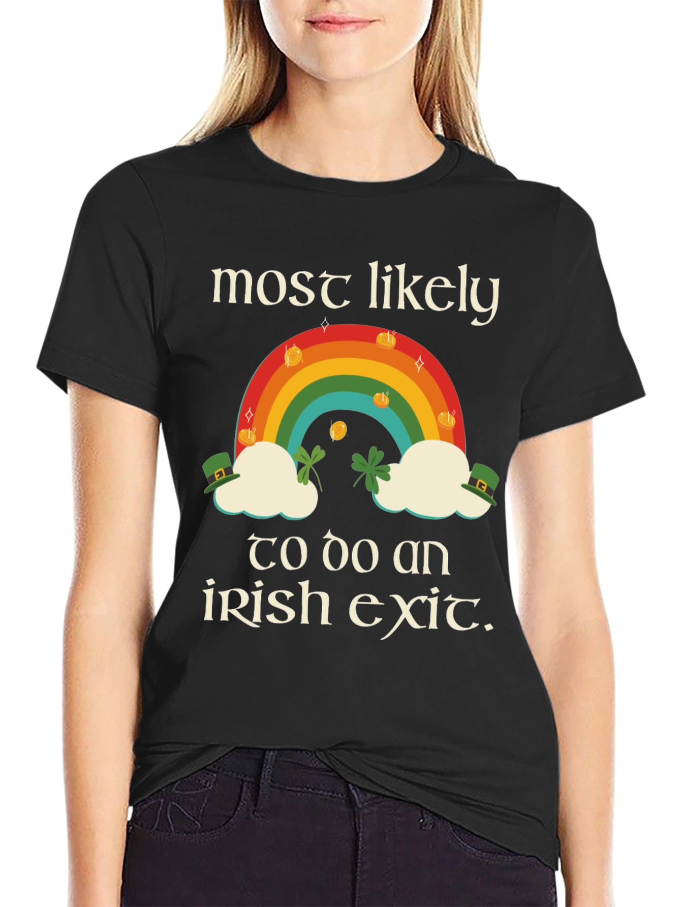 Black Irish Exit Graphic Tee view 2