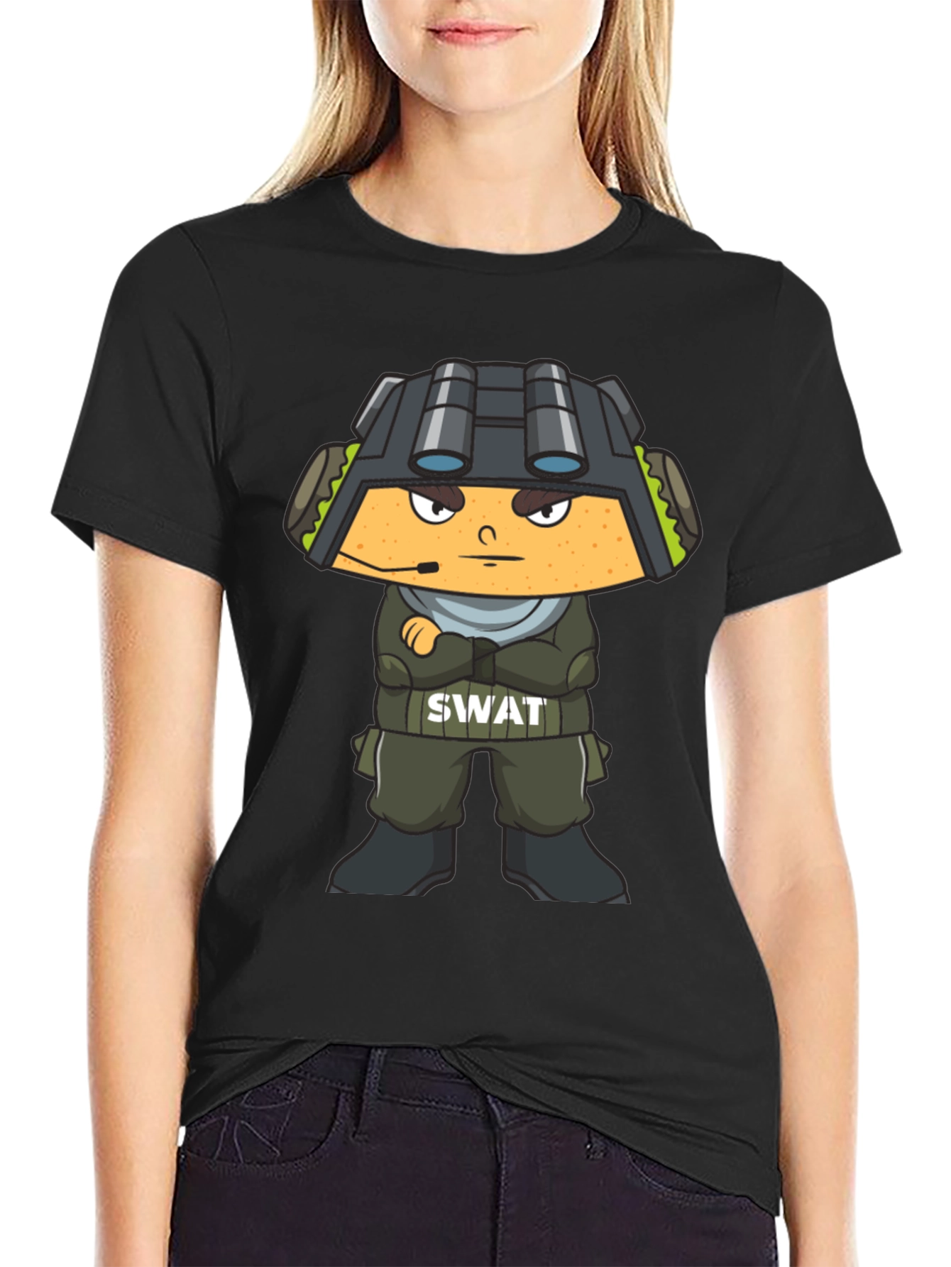 Black Taco SWAT Graphic T-Shirt view 2