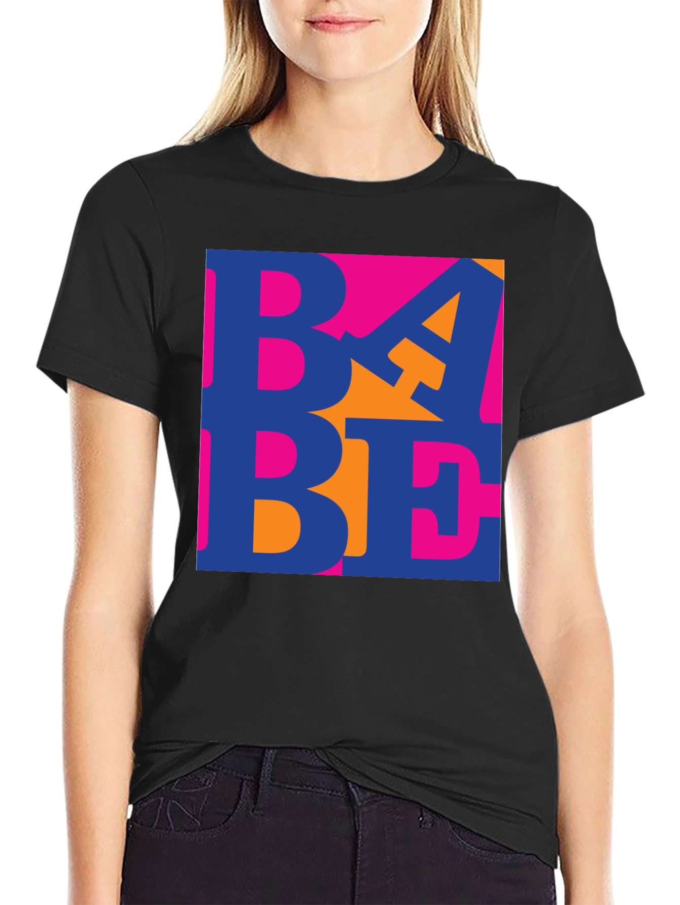 Black BAE T-Shirt - Bold Graphic Design, Soft Cotton Tee view 2