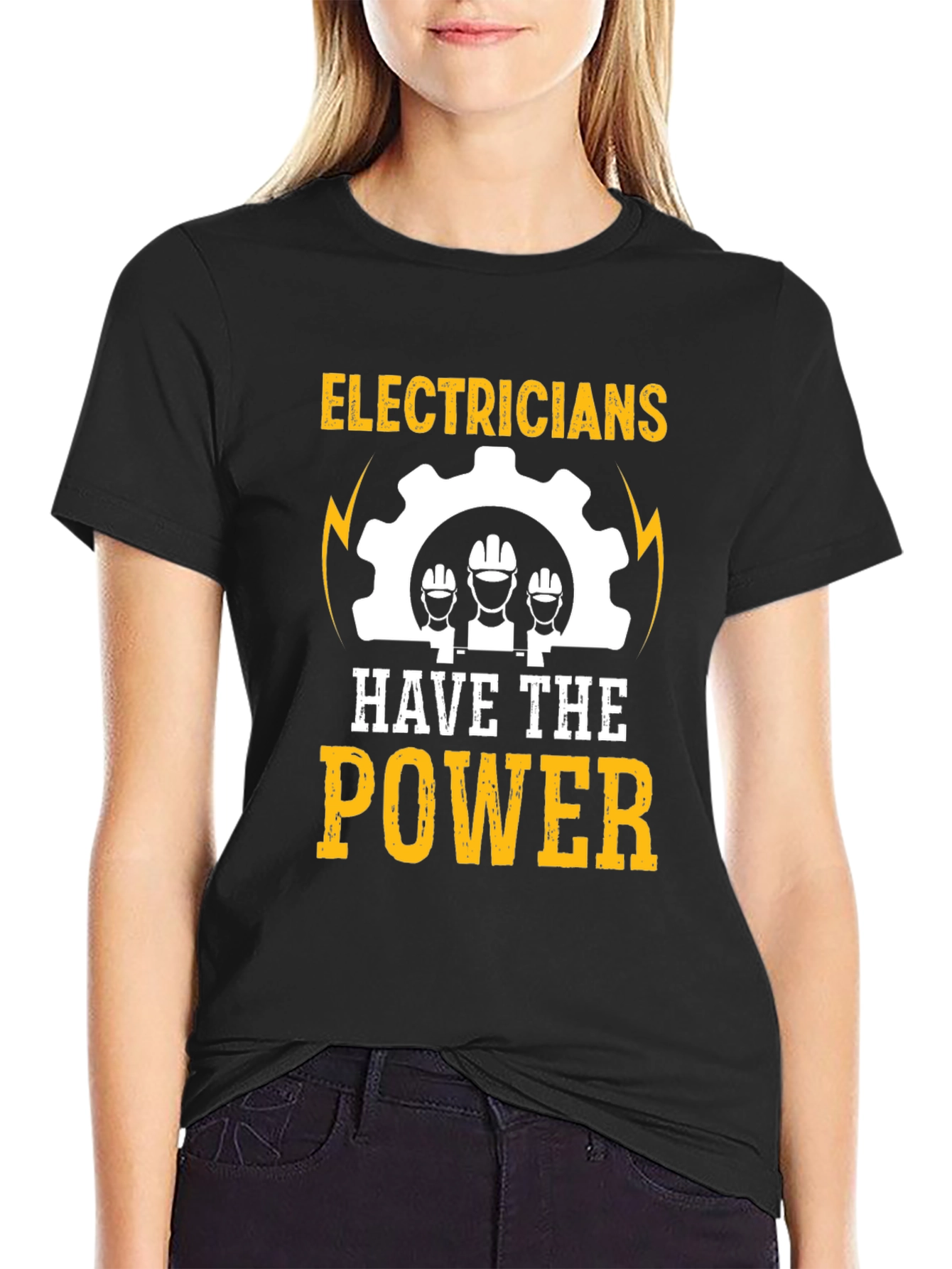 Black Electricians Have the Power T-Shirt view 2