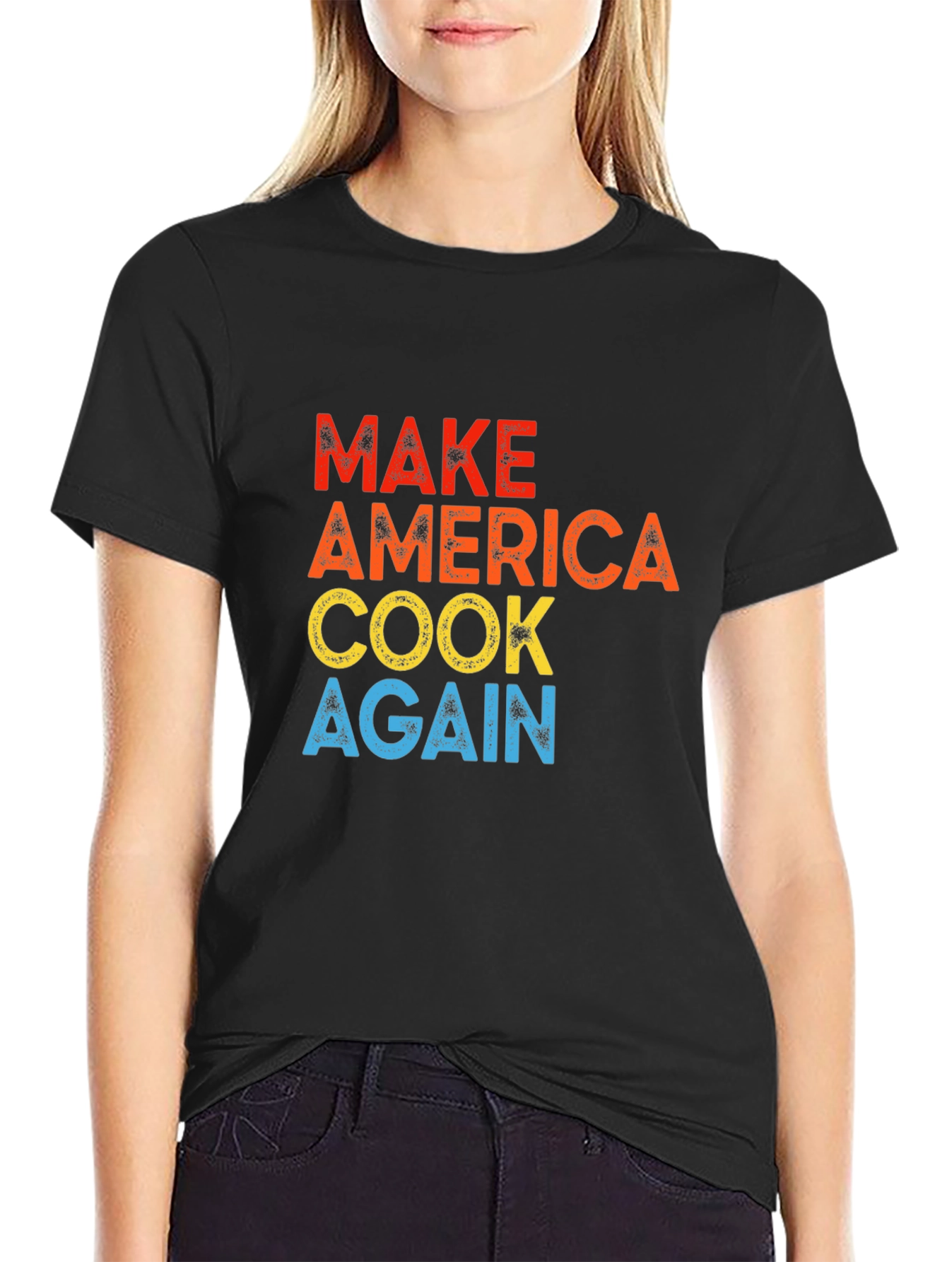 Black Make America Cook Again T-Shirt view 2