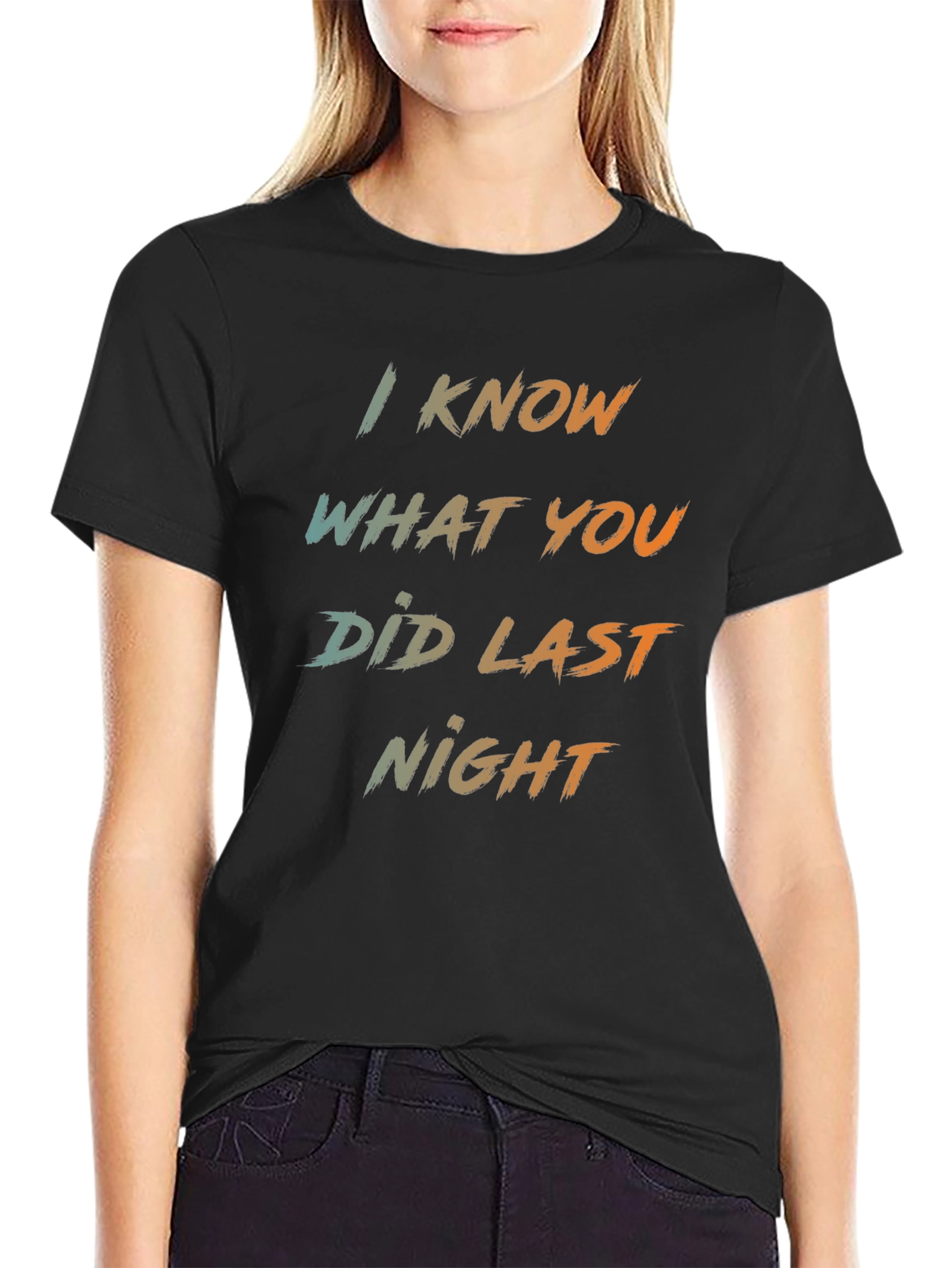 Black I Know What You Did Last Night Graphic Tee view 2