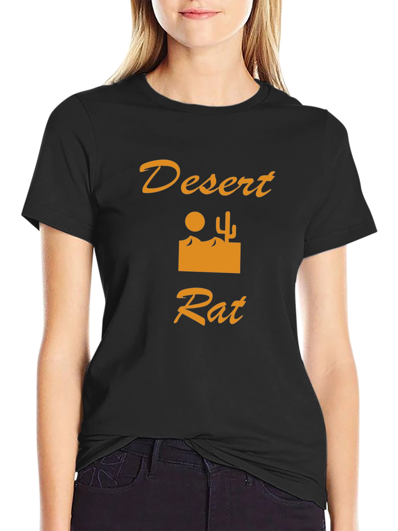Black Desert Rat Graphic Tee - Black view 2
