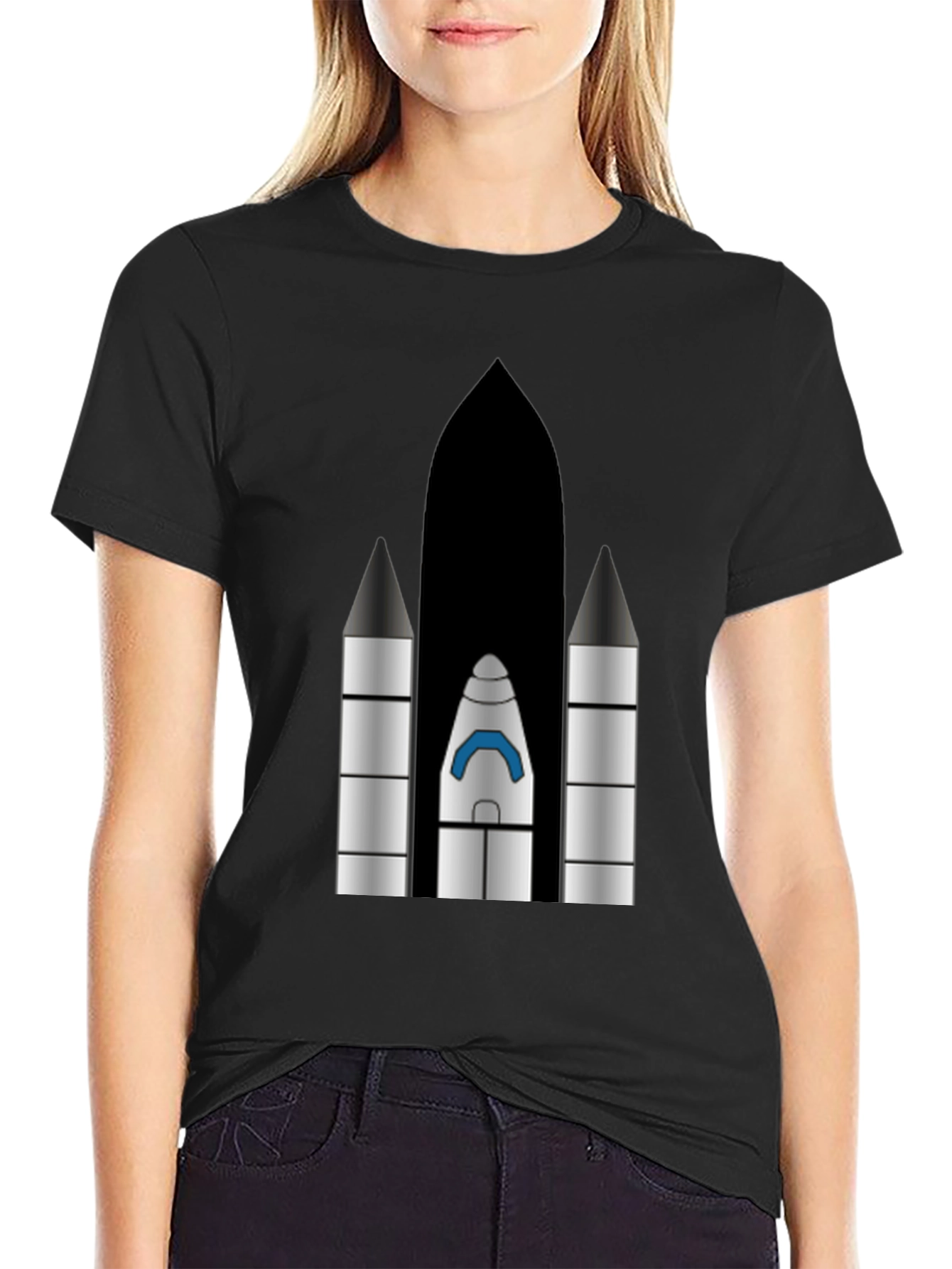 Rocket Graphic T-Shirt - Space Launch Apparel - 2