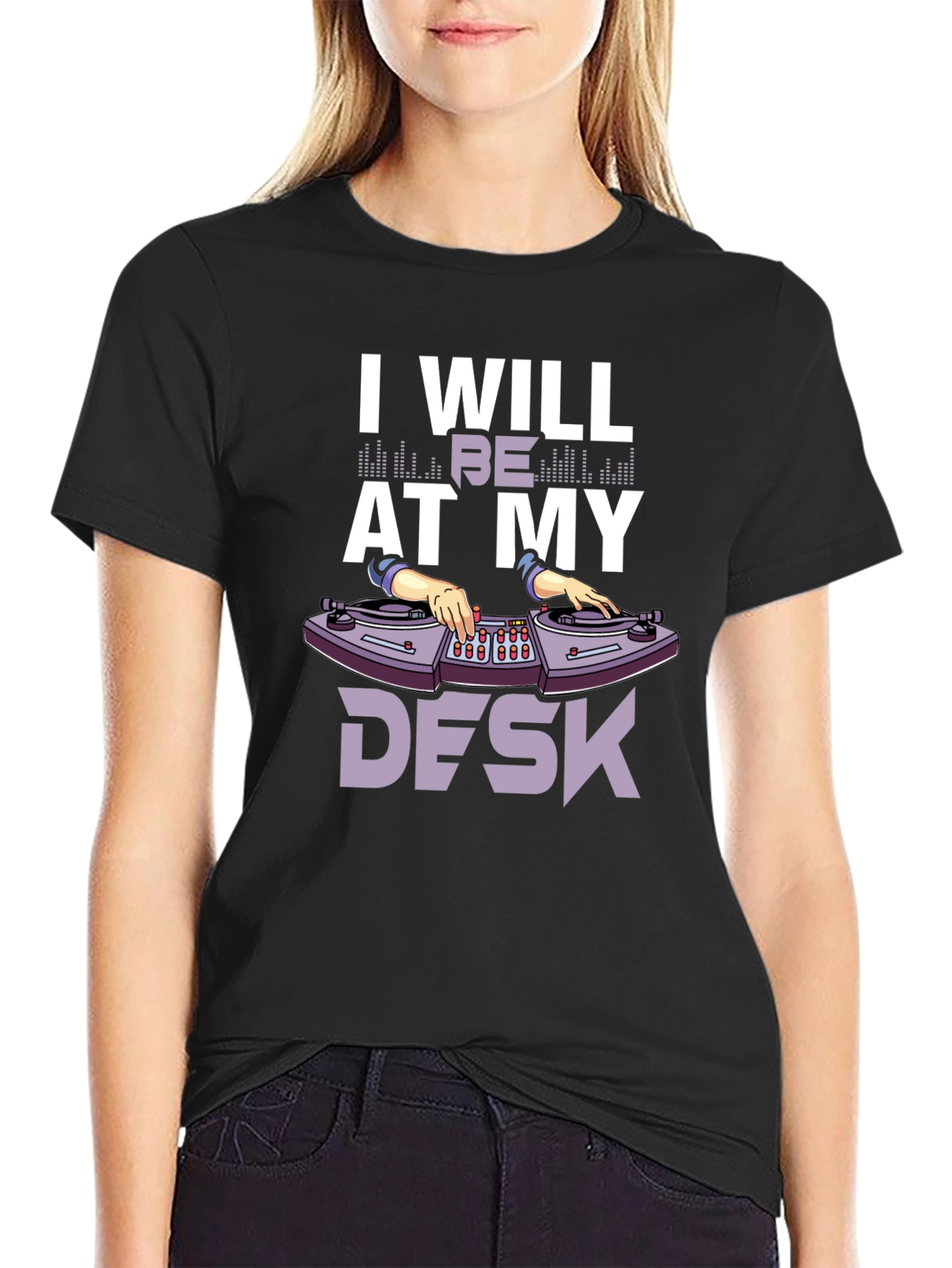 DJ Desk T-Shirt - Music Lover Tee - 2