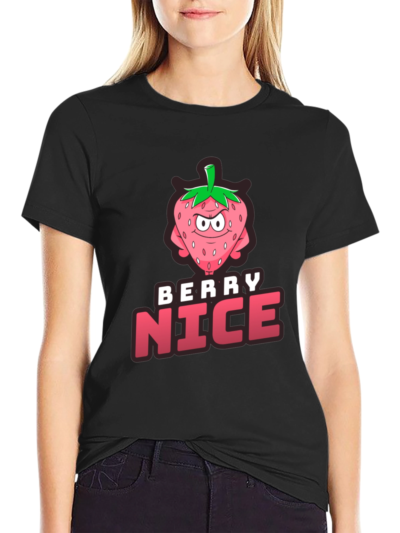 Black Berry Nice Graphic T-Shirt - Trendy & Unique Design view 2