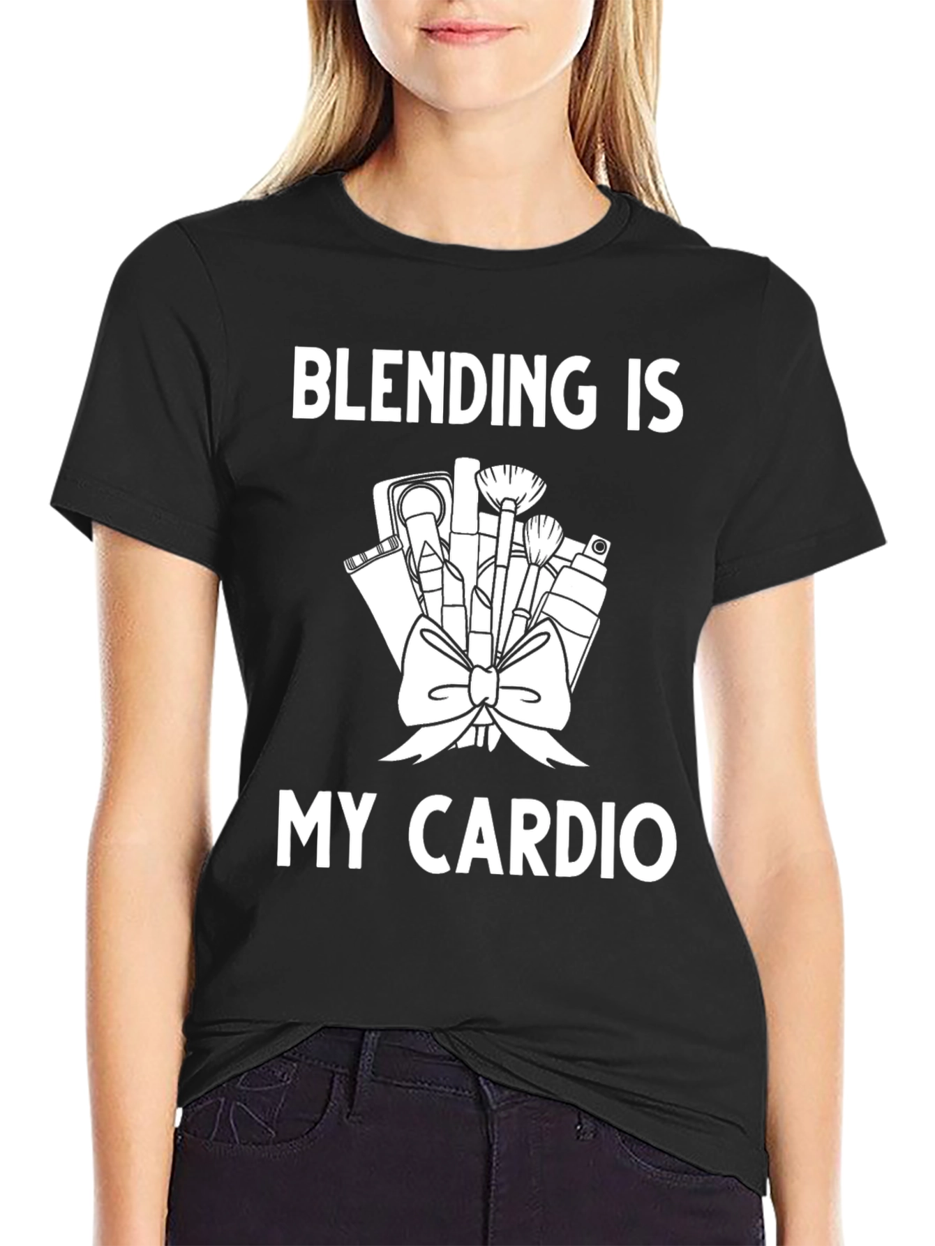 Black Blending is My Cardio Graphic T-Shirt view 2