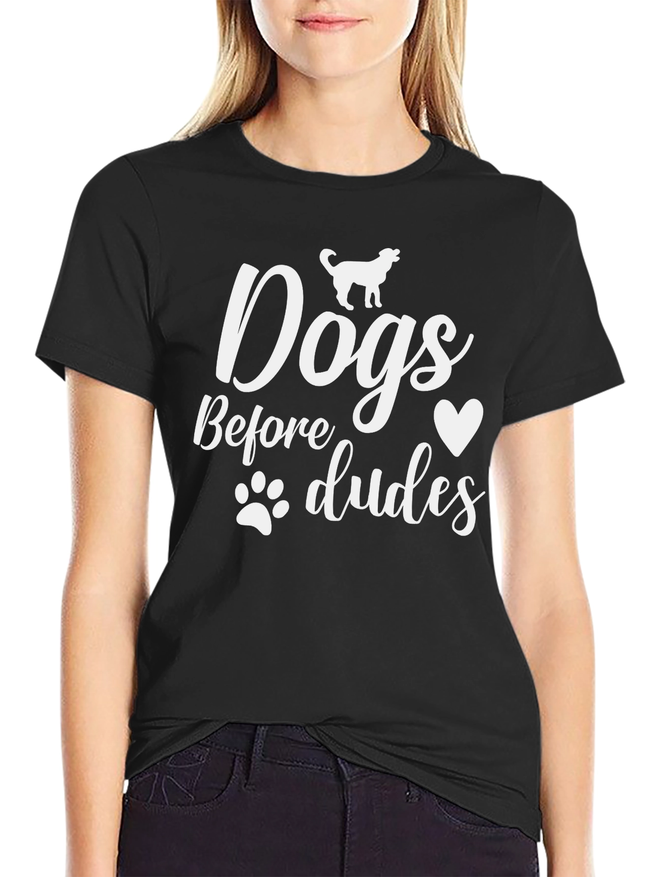 Dogs Before Dudes Graphic Tee - 2