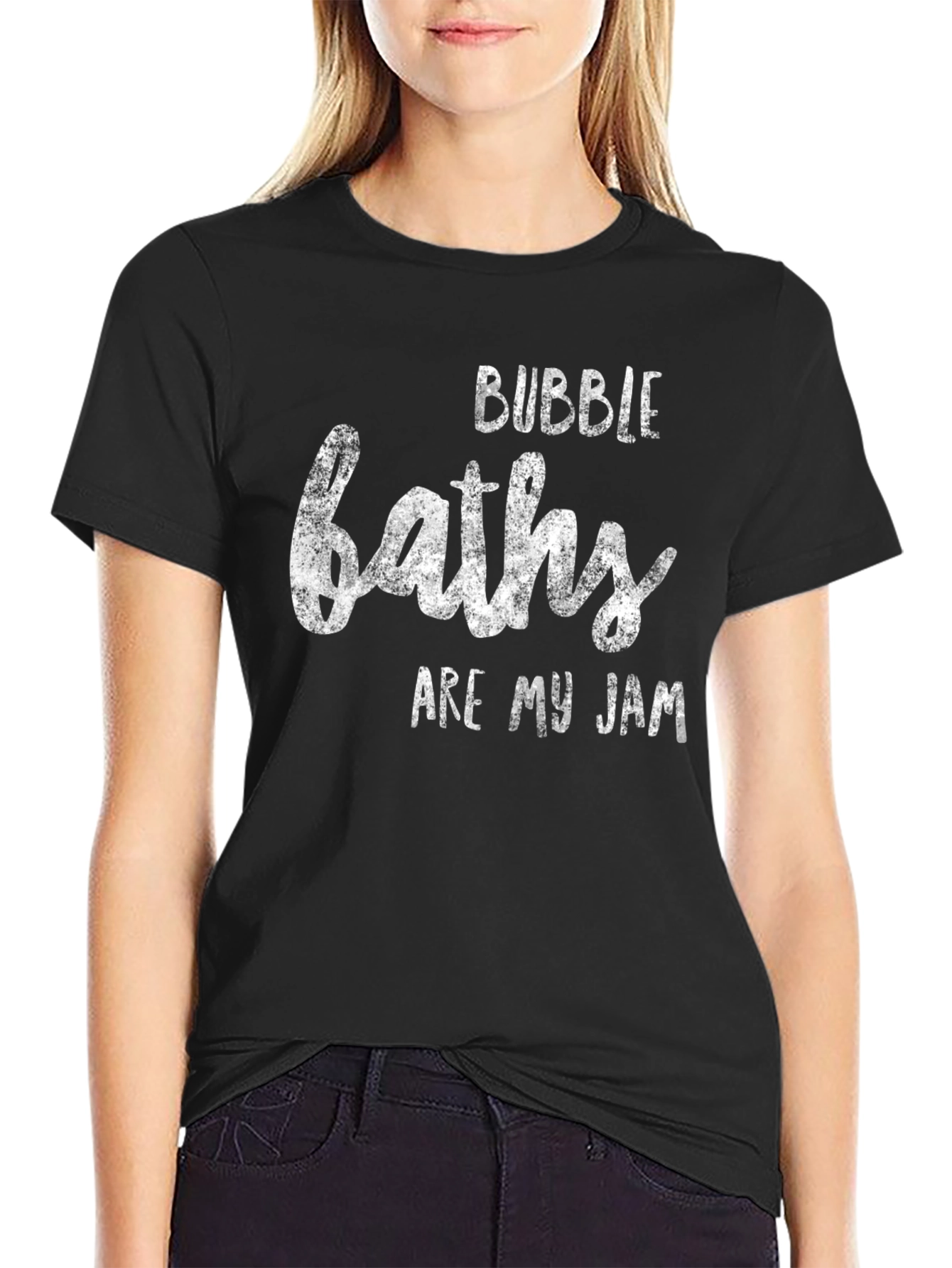 Black Bubble Baths Are My Jam Graphic Tee view 2