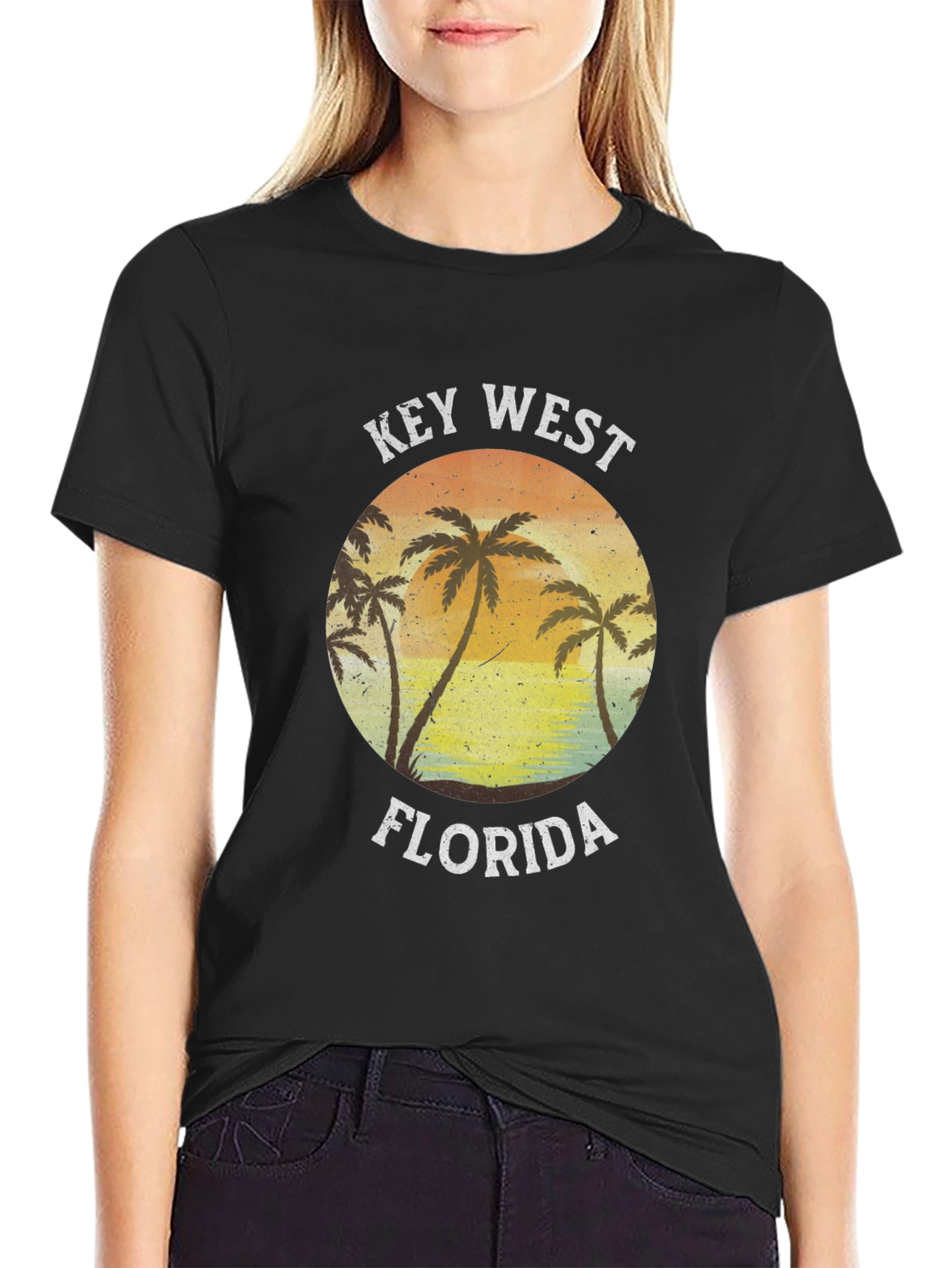 Key West Florida Palm Tree Graphic Tee - 2