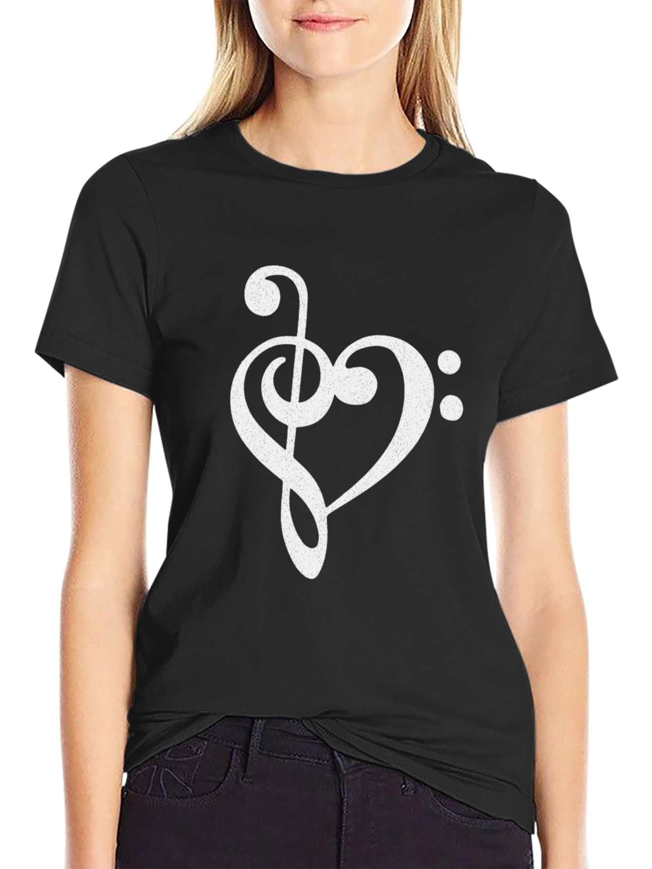 Musical Heart T-Shirt - Love Music - 2