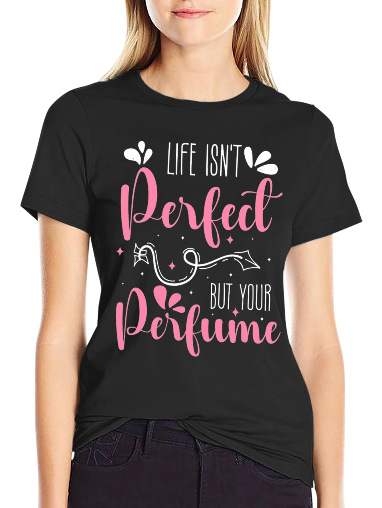 Black Life Isn't Perfect Perfume T-Shirt view 2