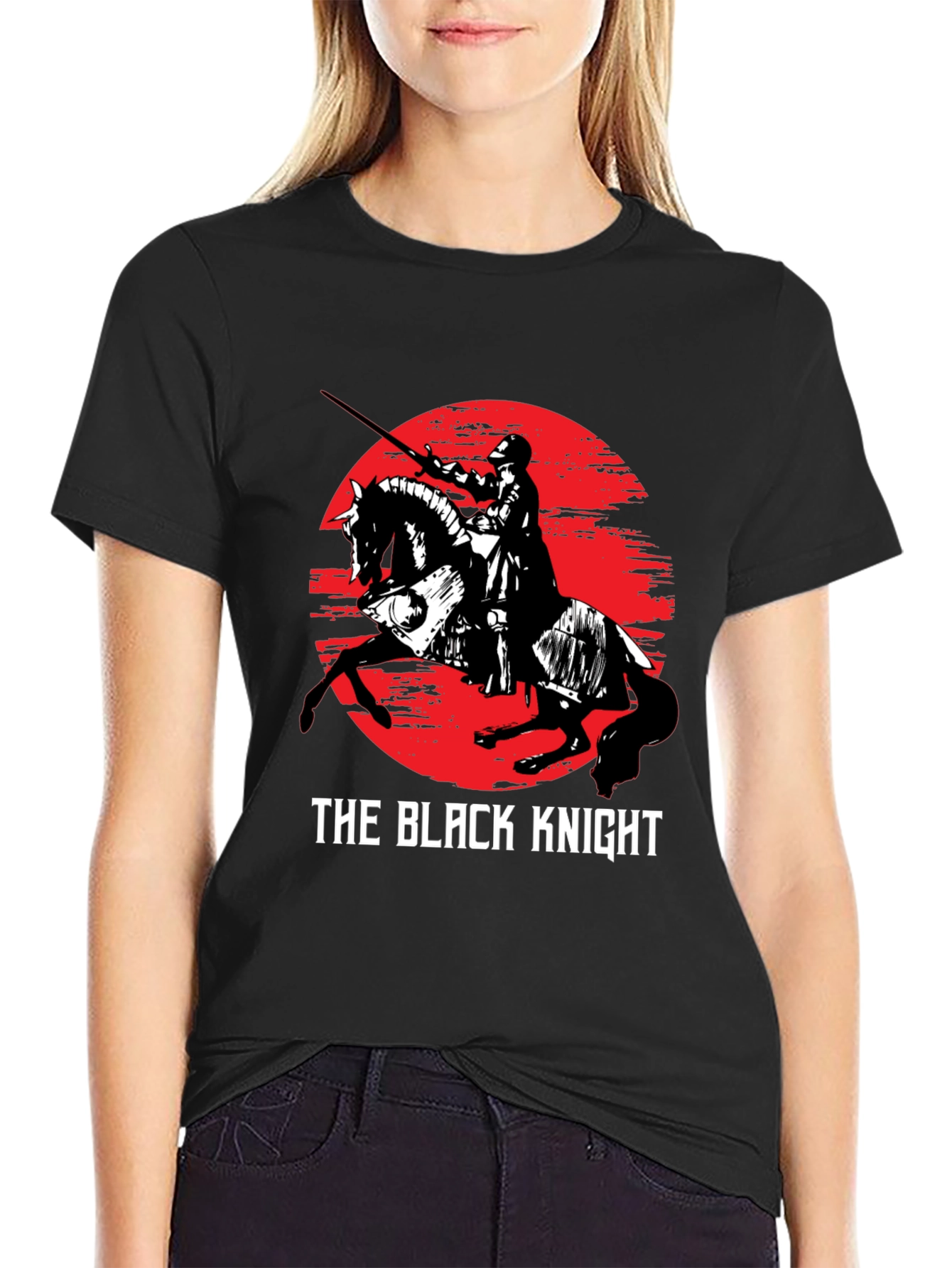 Black The Black Knight Graphic Tee view 2