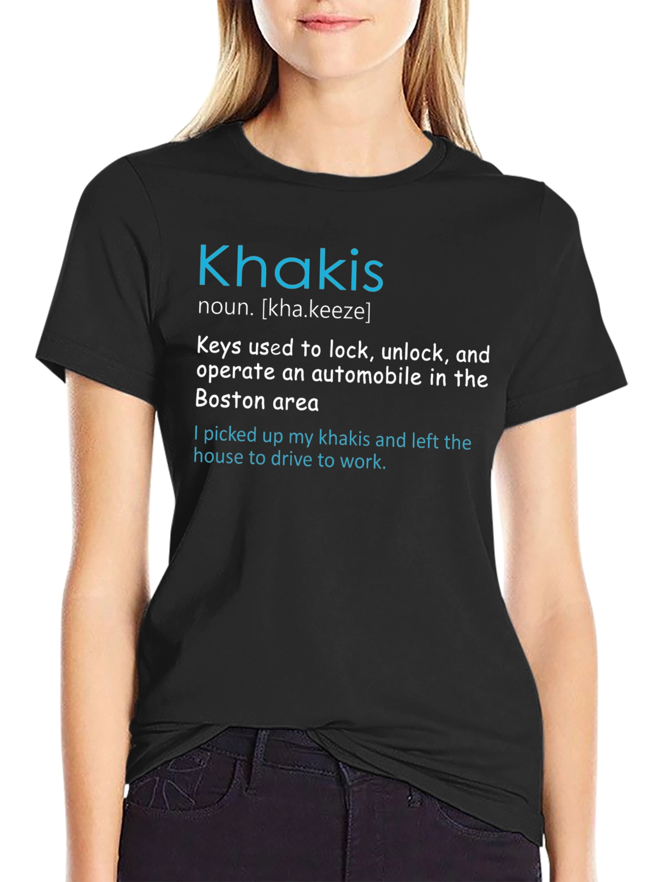Black Khakis Definition T-Shirt view 2