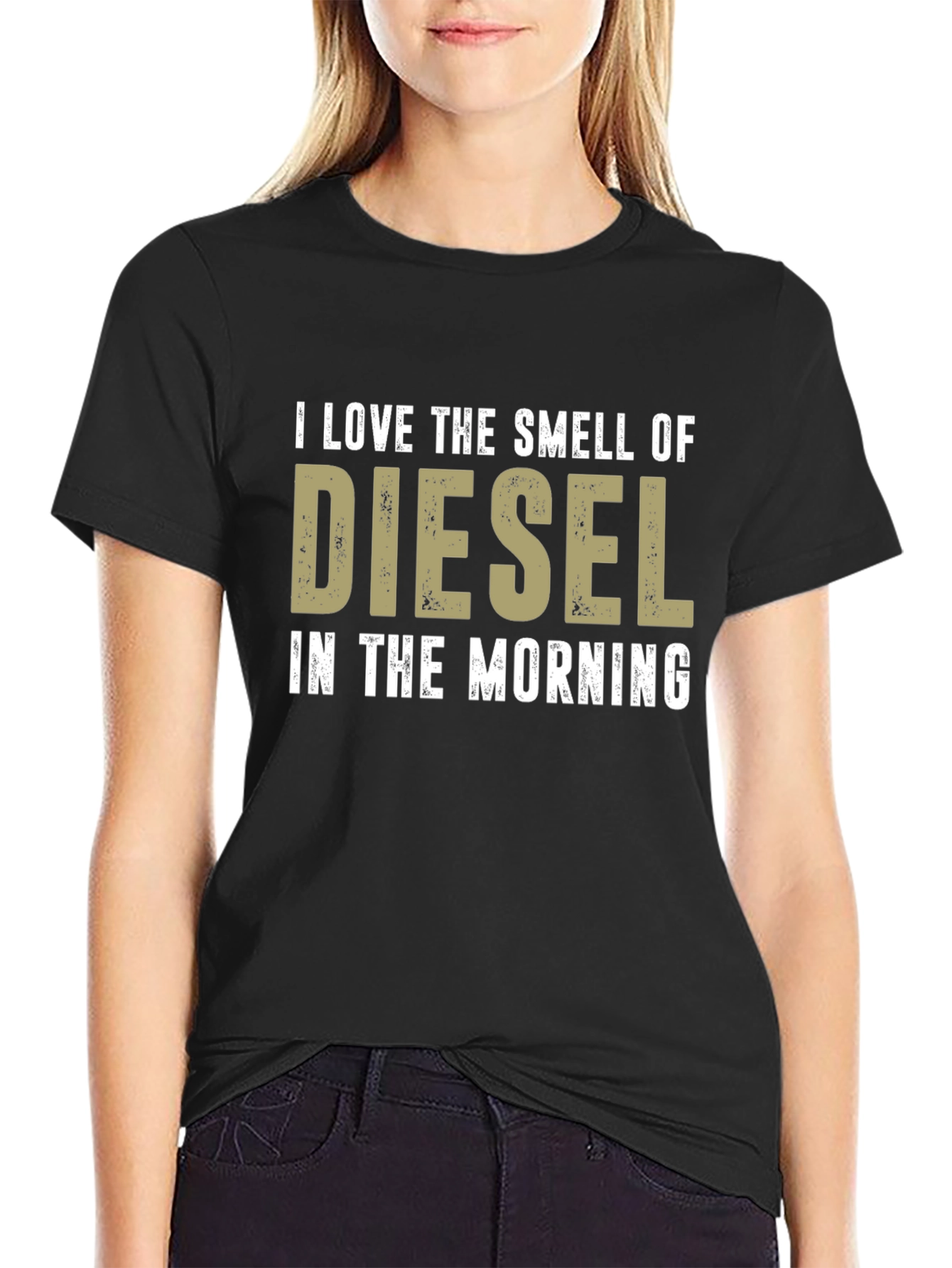 Black Diesel Smell T-Shirt -  Morning Aroma Tee view 2