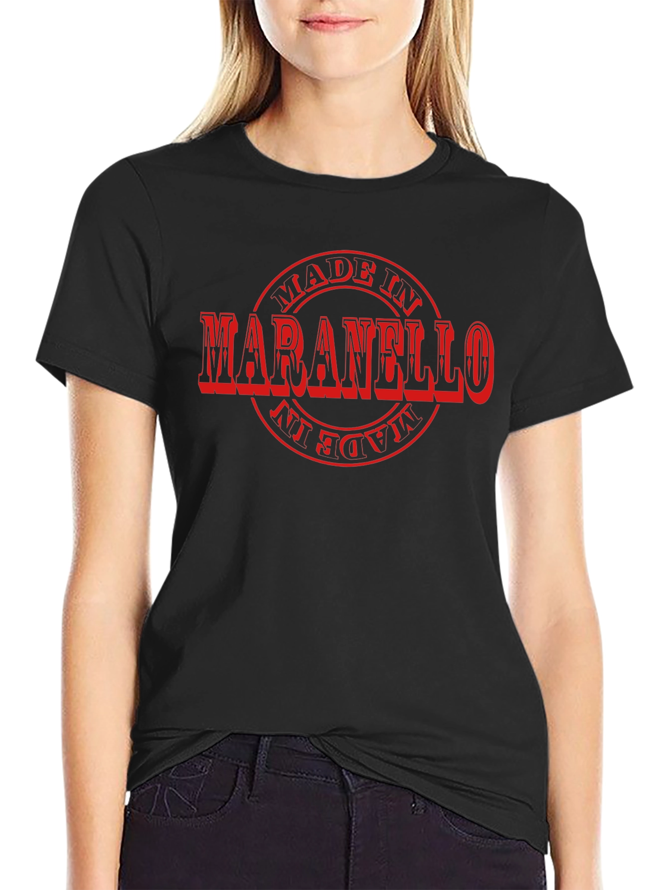 Black Made in Maranello Graphic T-Shirt - Black view 2