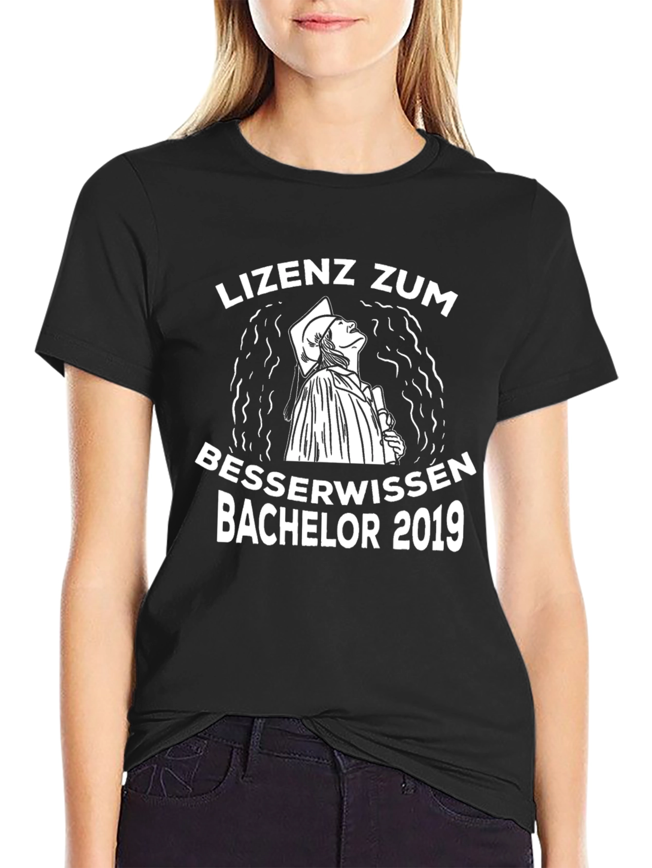 Black Bachelor 2019 Graphic T-Shirt view 2