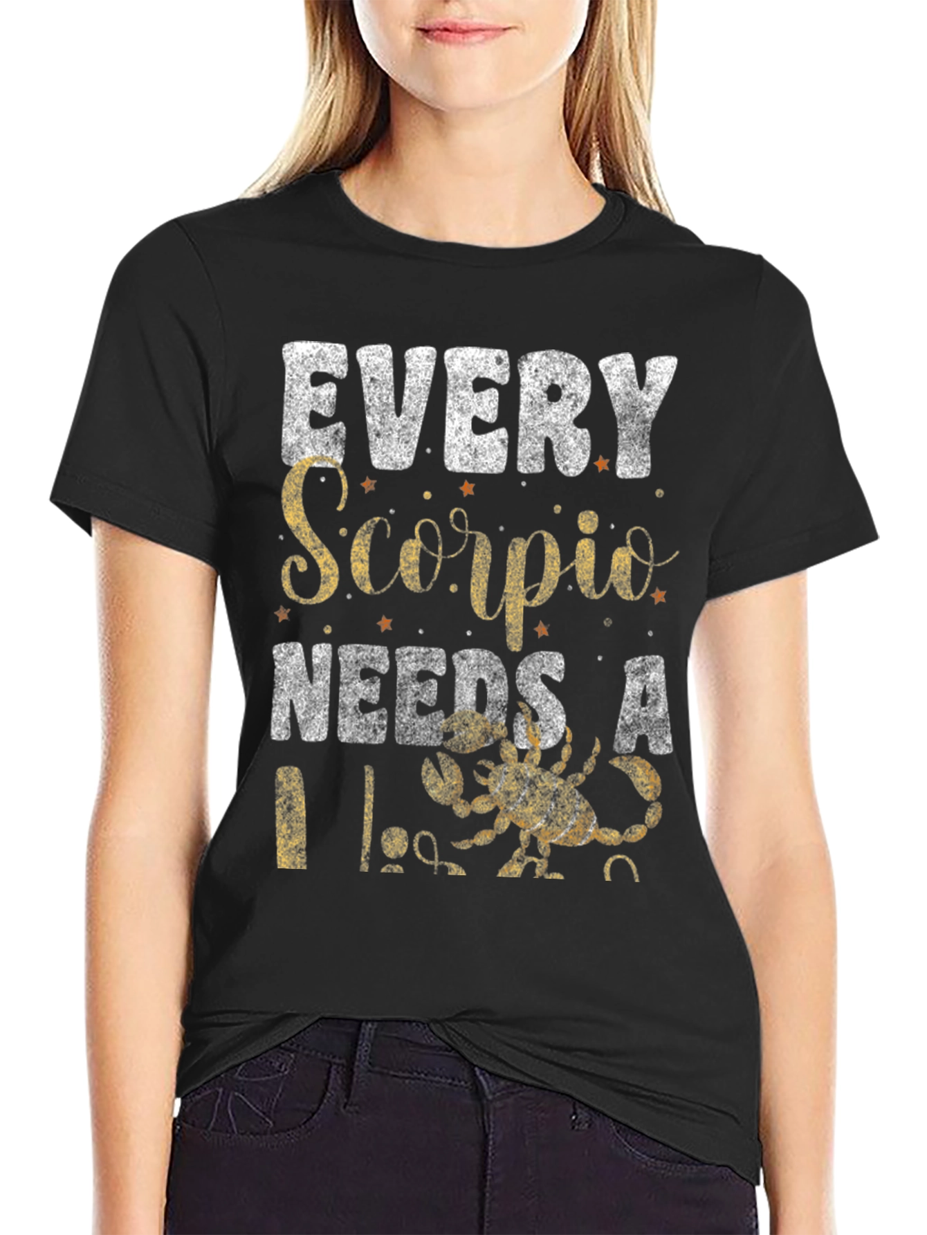 Black Every Scorpio Needs A... T-Shirt view 2