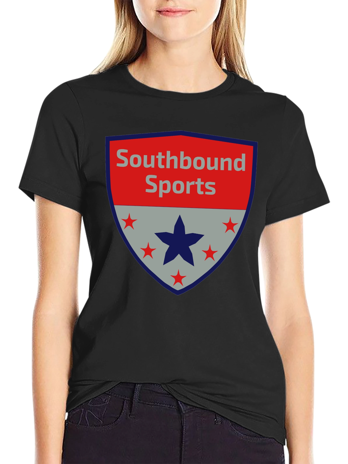 Black Southbound Sports Graphic Tee - Casual Comfort view 2