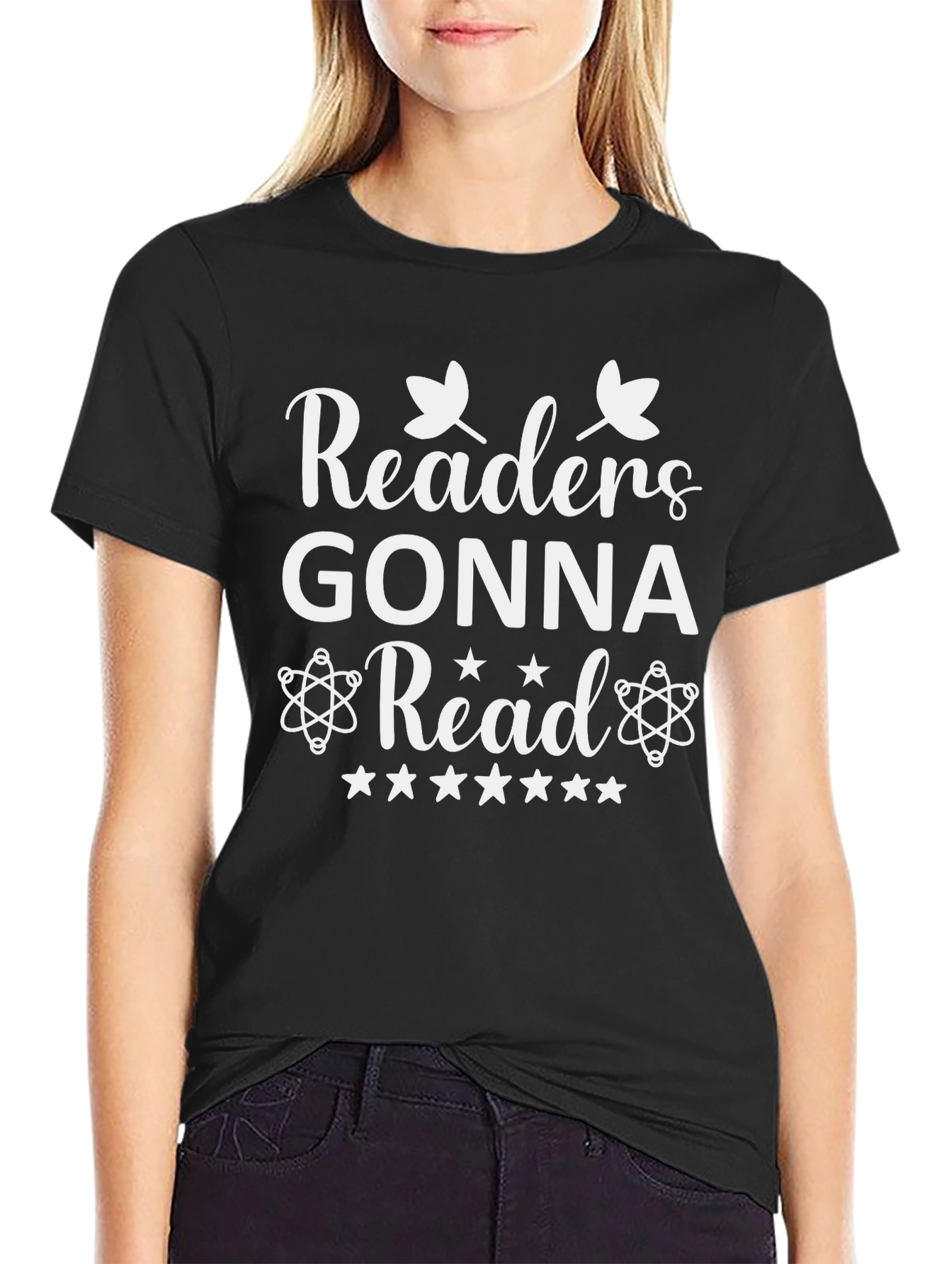 Black Readers Gonna Read Graphic Tee - Book Lover Shirt view 2
