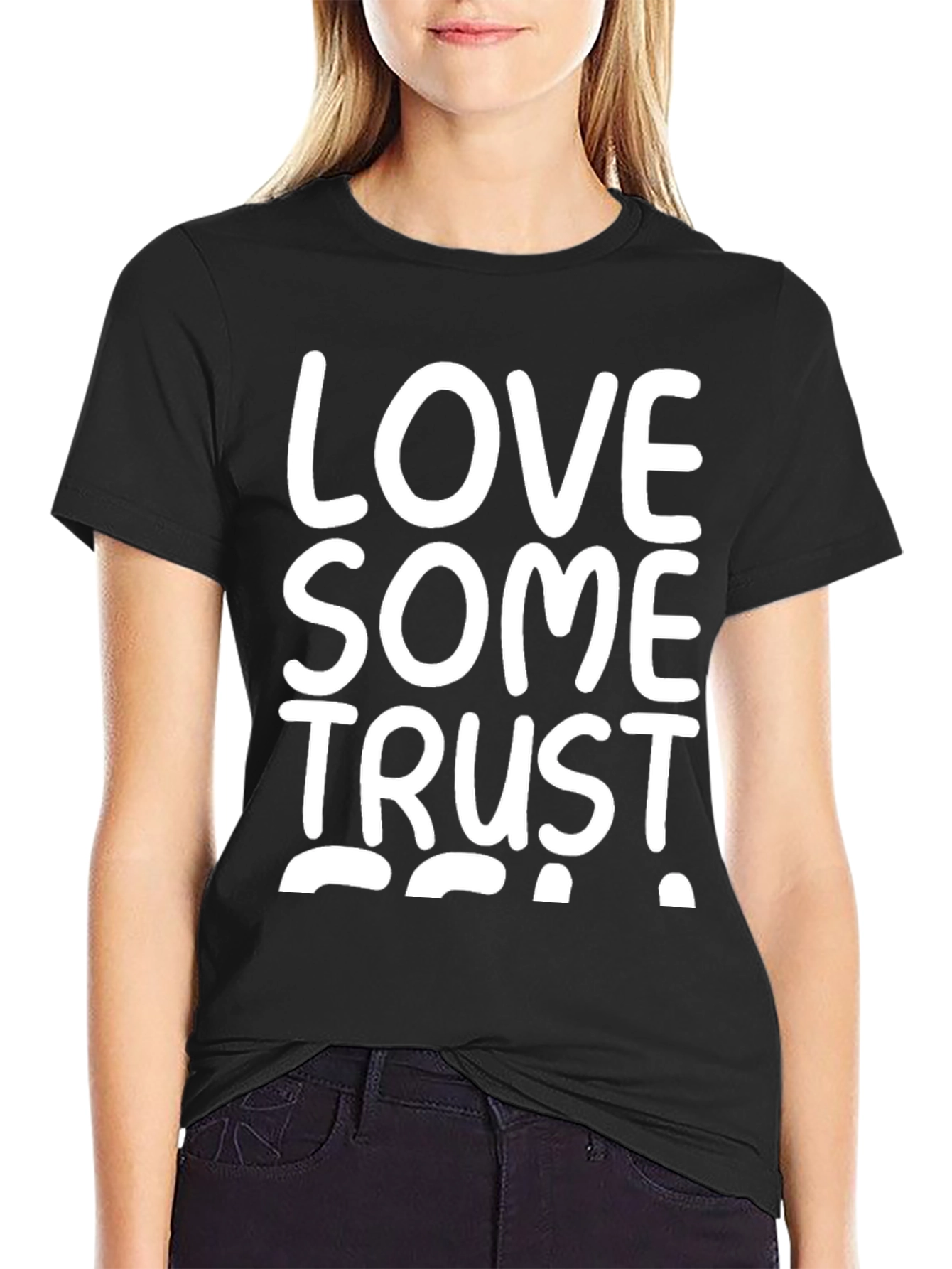 Black Love Some Trust Graphic Tee view 2