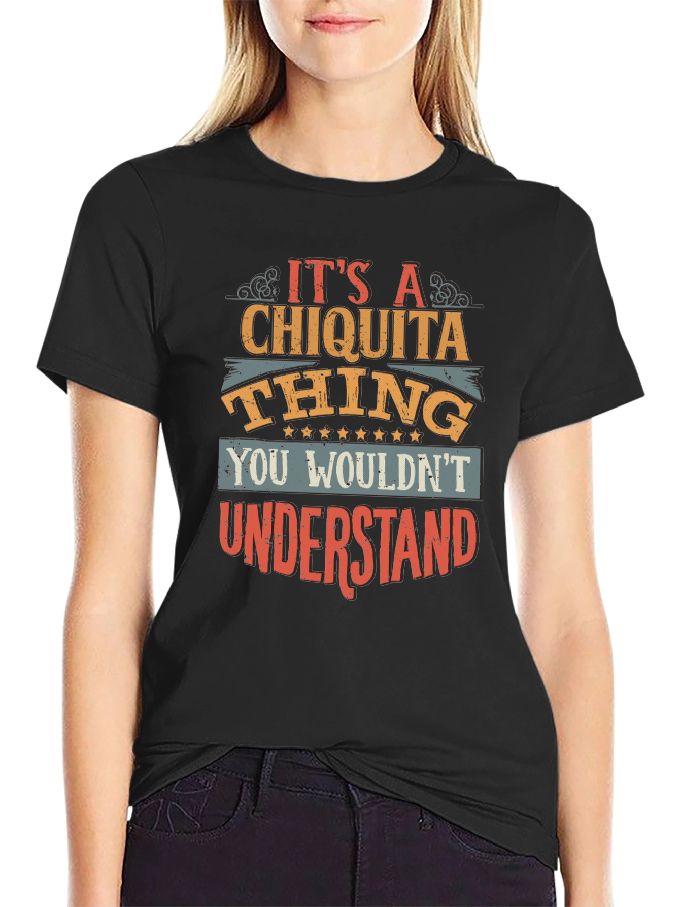 Black Chiquita Thing T-Shirt - You Wouldn't Understand view 2