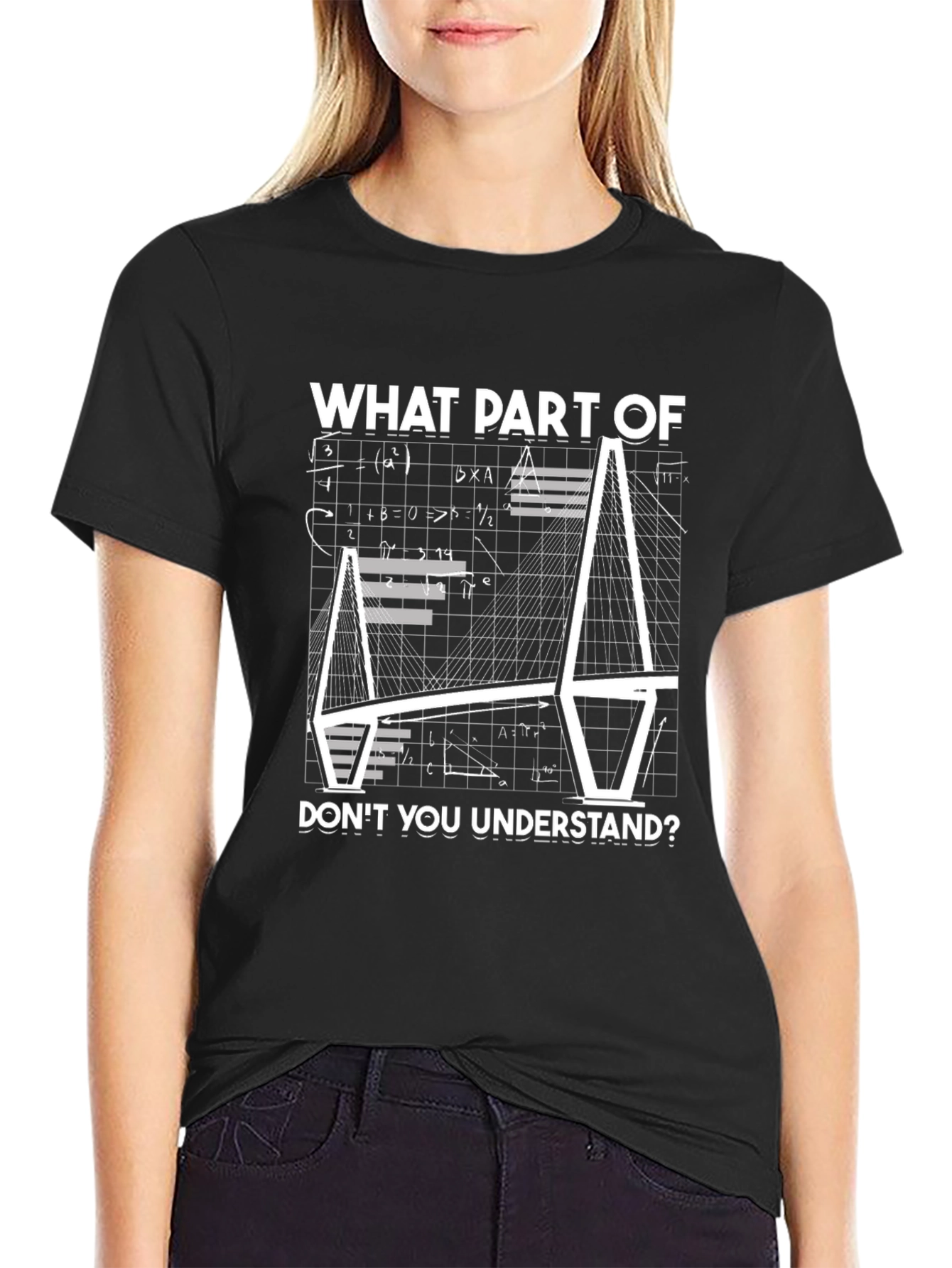 Black Engineering Humor T-Shirt view 2
