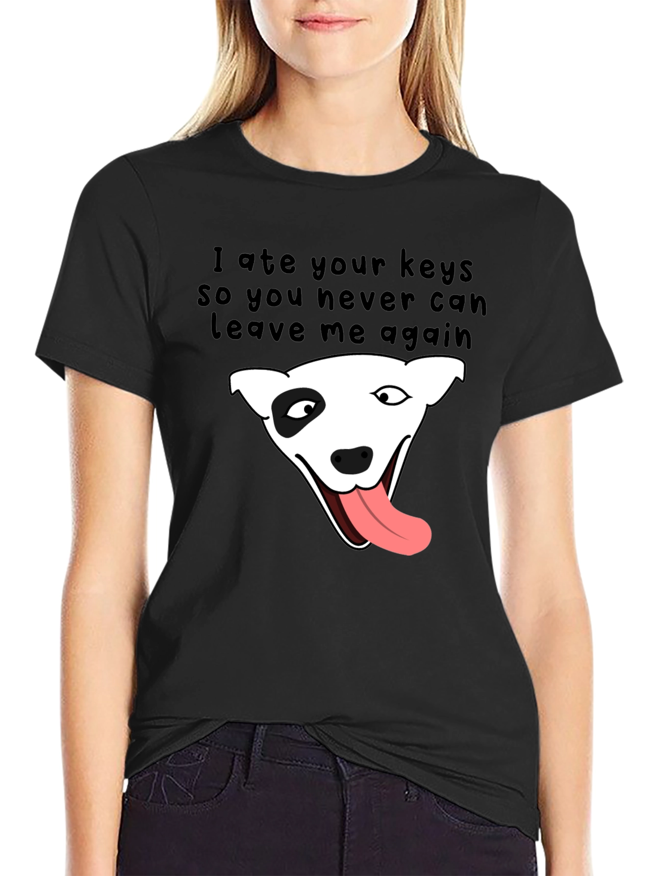 Dog Ate My Keys Graphic Tee - Never Leave Again! - 2