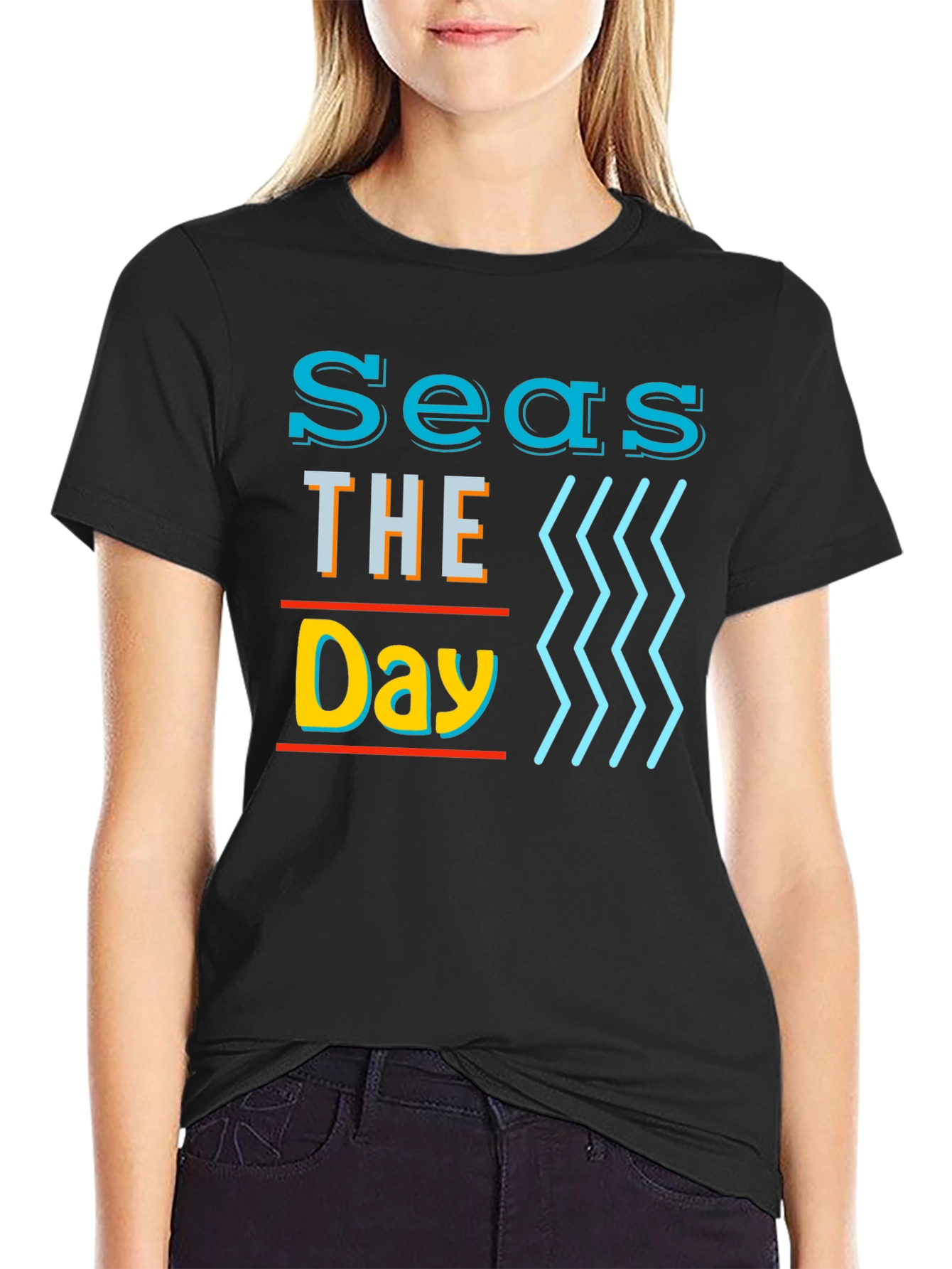 Seas The Day Graphic T-Shirt - 2
