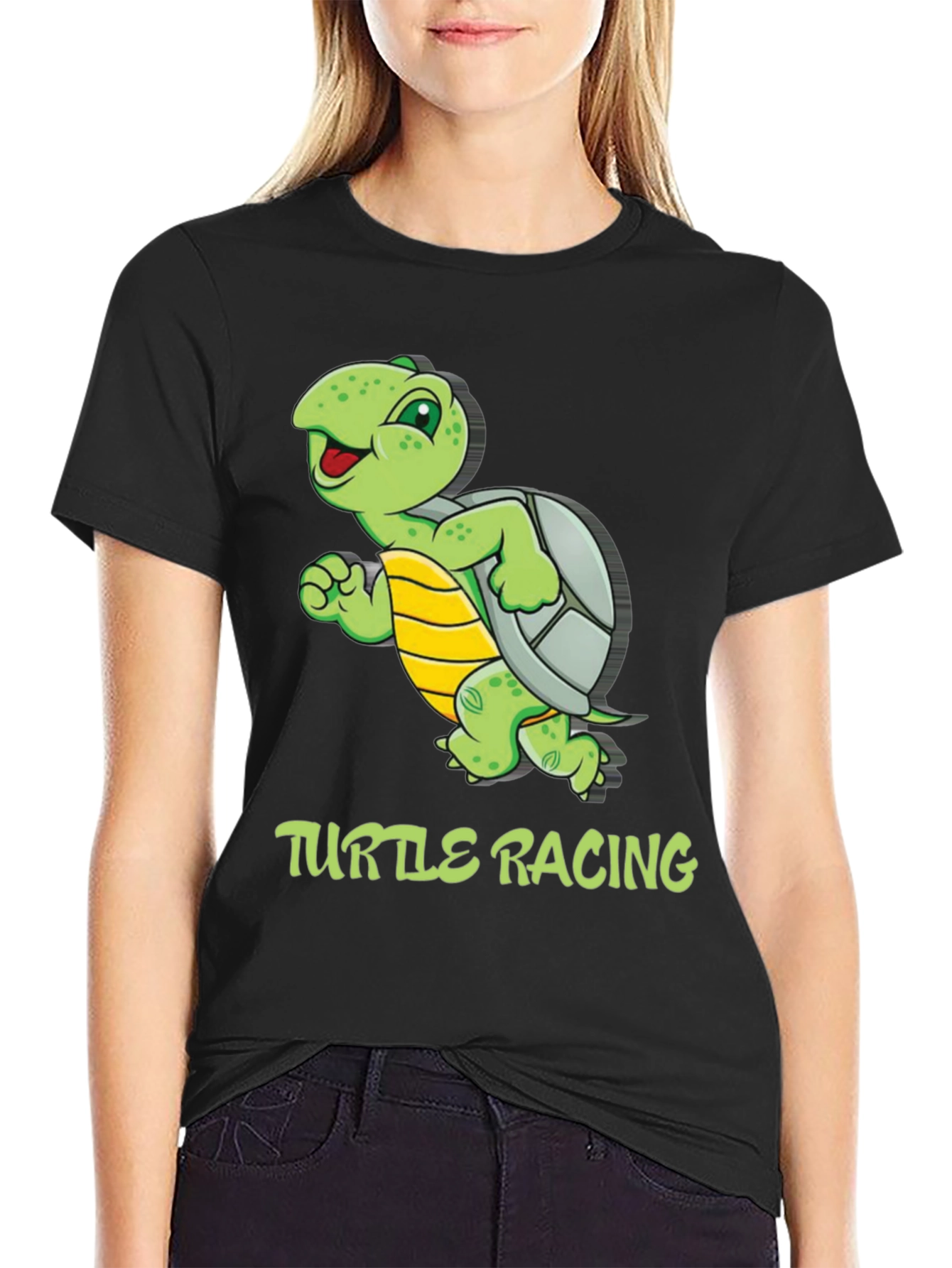 Black Turtle Racing Graphic T-Shirt view 2