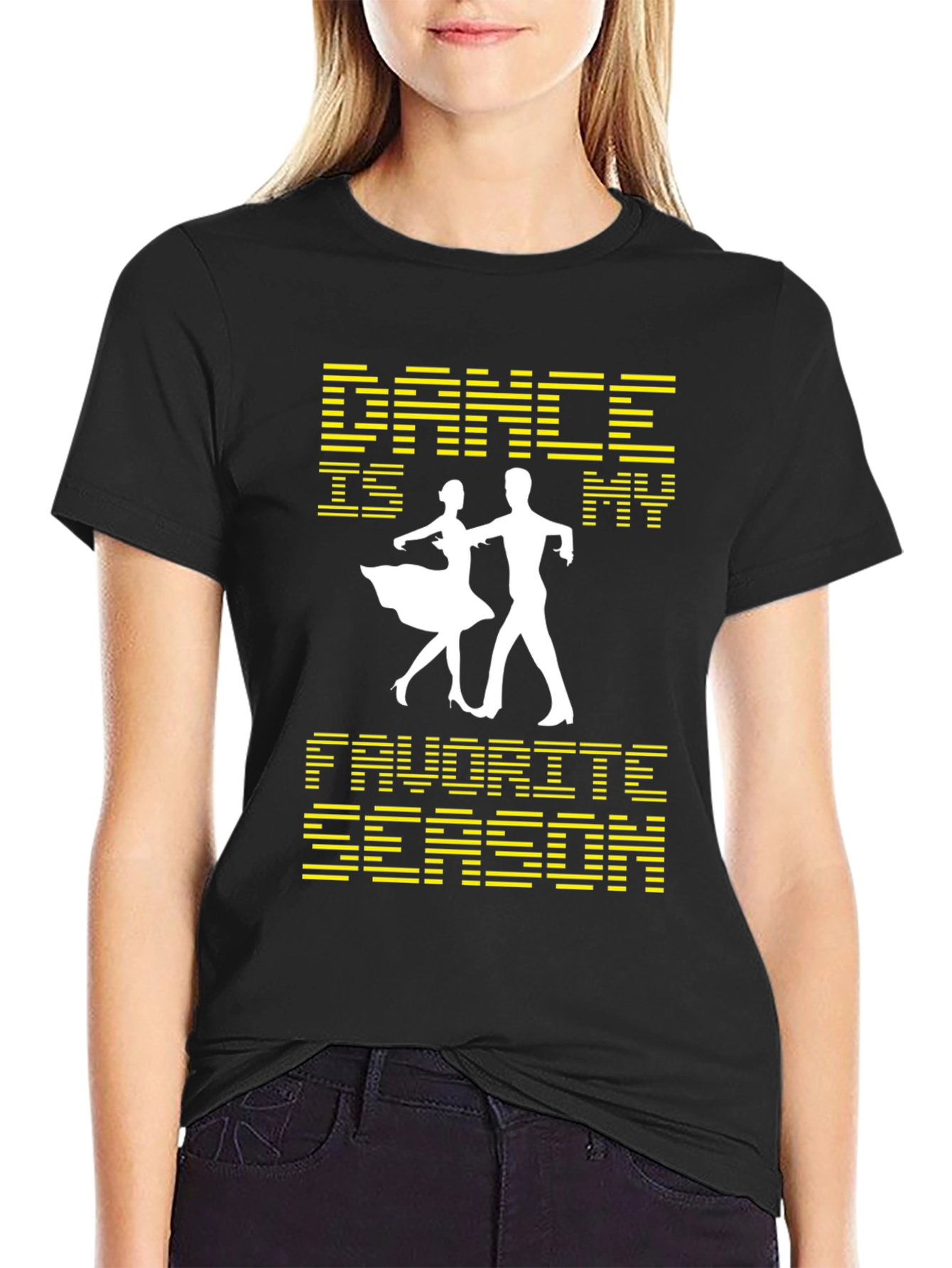 Black Dance Is My Favorite Season Graphic Tee view 2