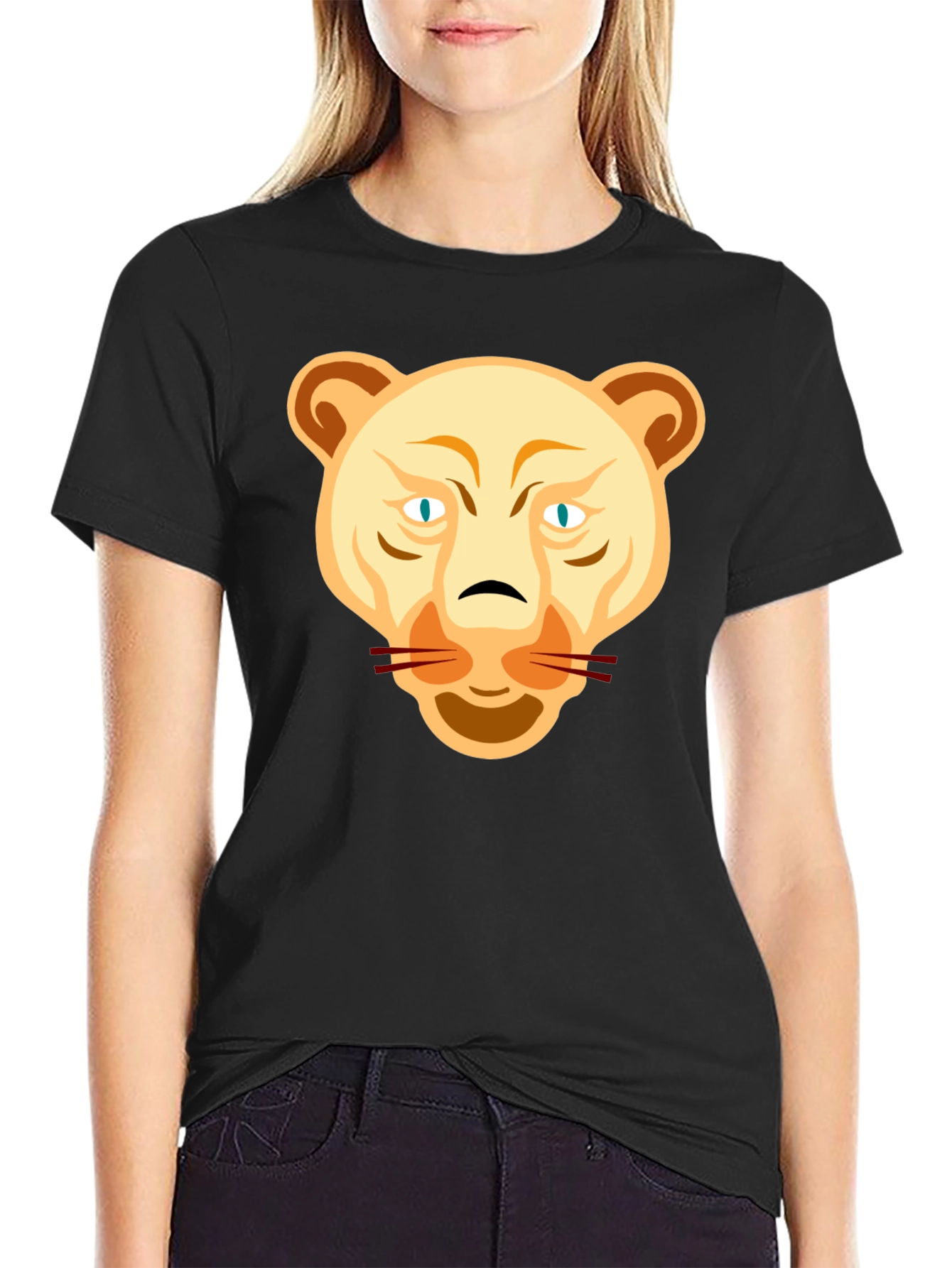 Black Lioness Graphic Tee - Classic Black view 2