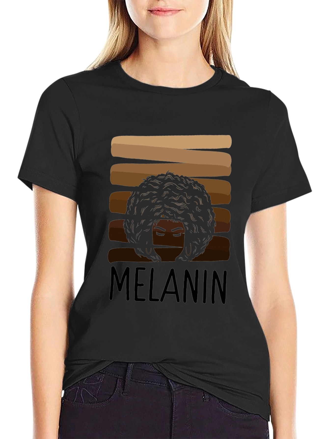 Black Melanin Pride T-Shirt view 2