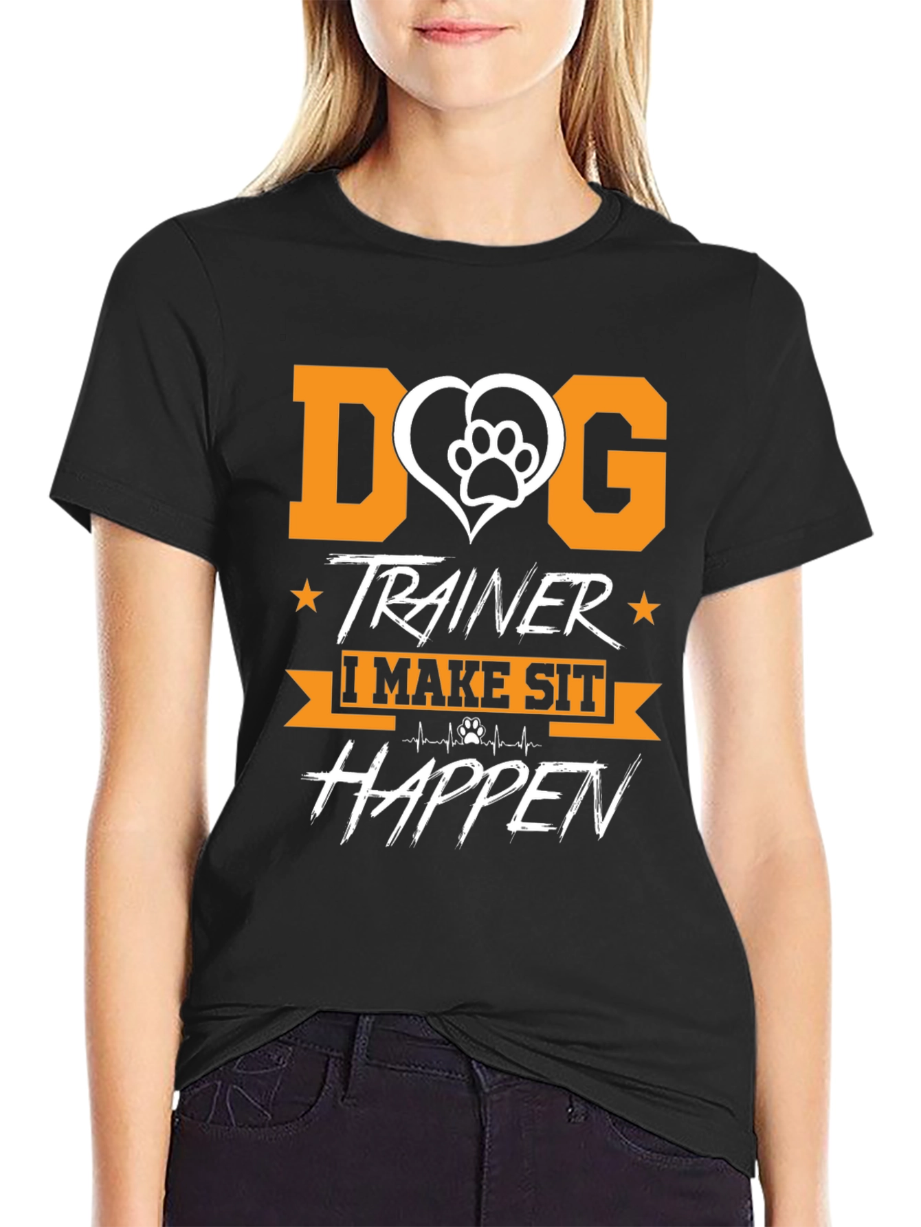 Dog Trainer T-Shirt - I Make Sit Happen - 2