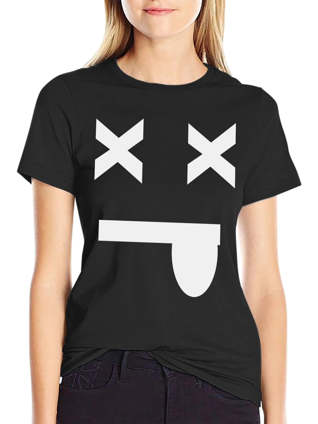 Black Funny Dead Inside T-Shirt view 2