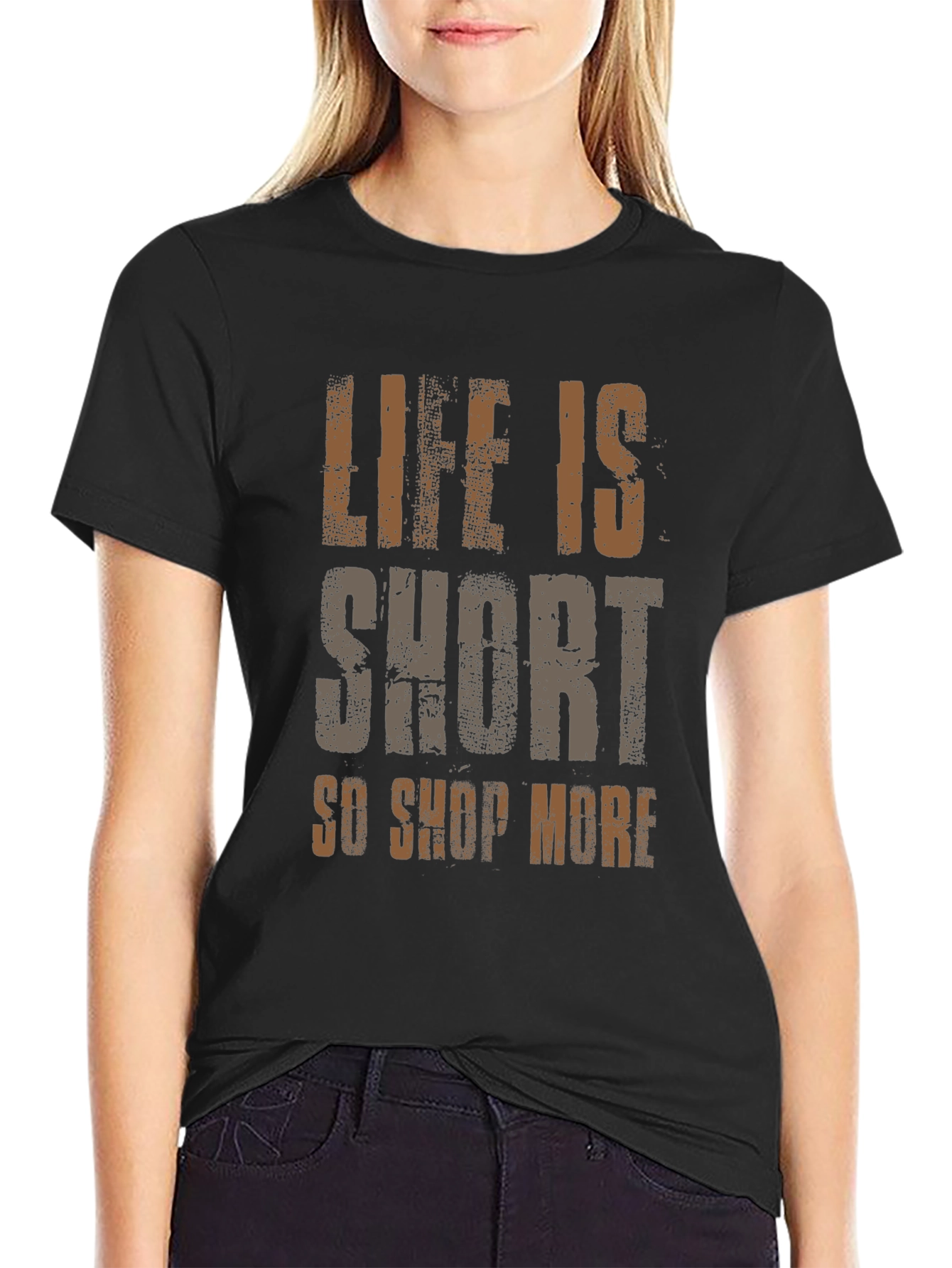 Black Life Is Short, Shop More Graphic Tee view 2