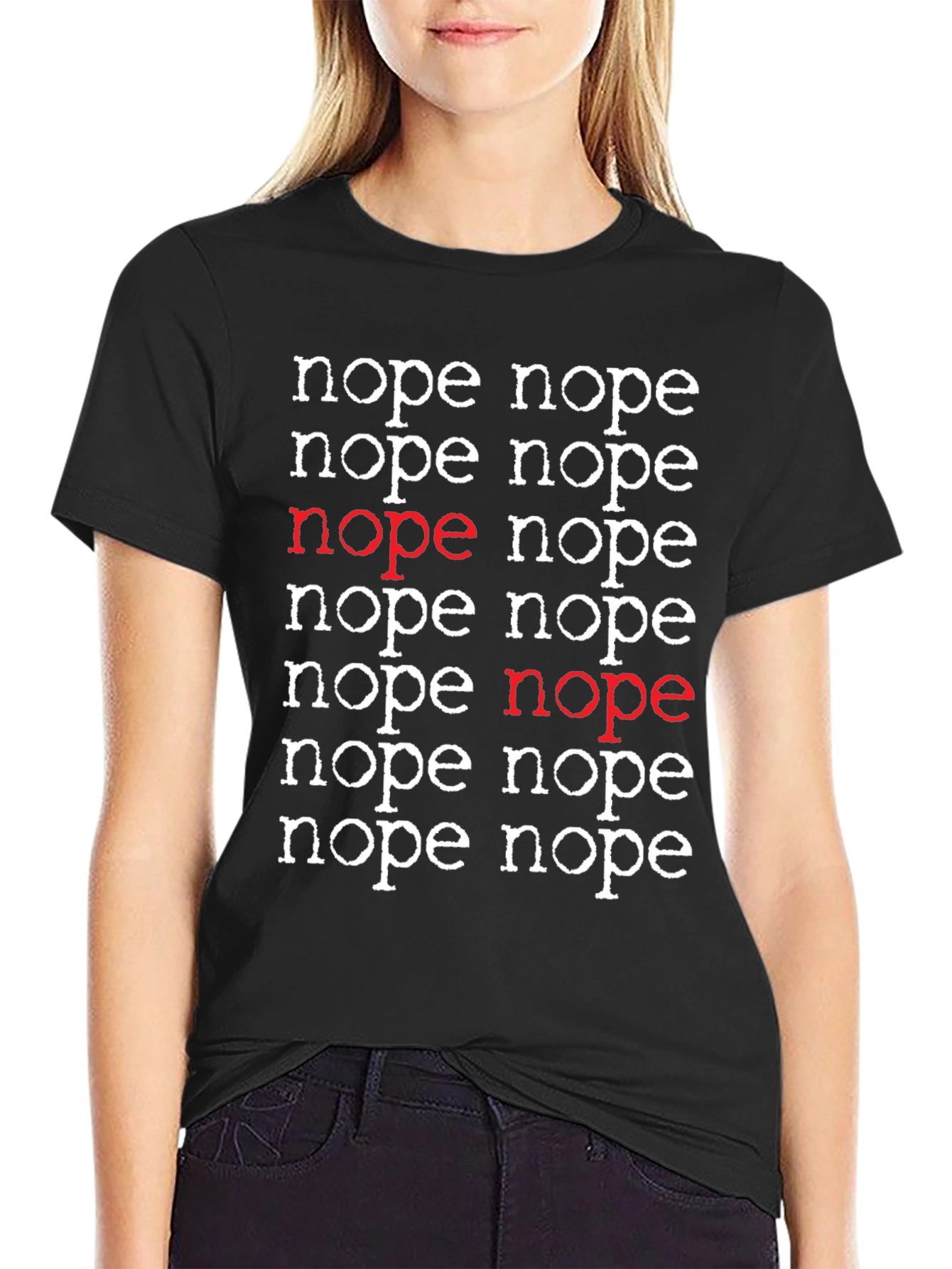 Nope T-Shirt - Funny Sarcastic Graphic Tee - 2