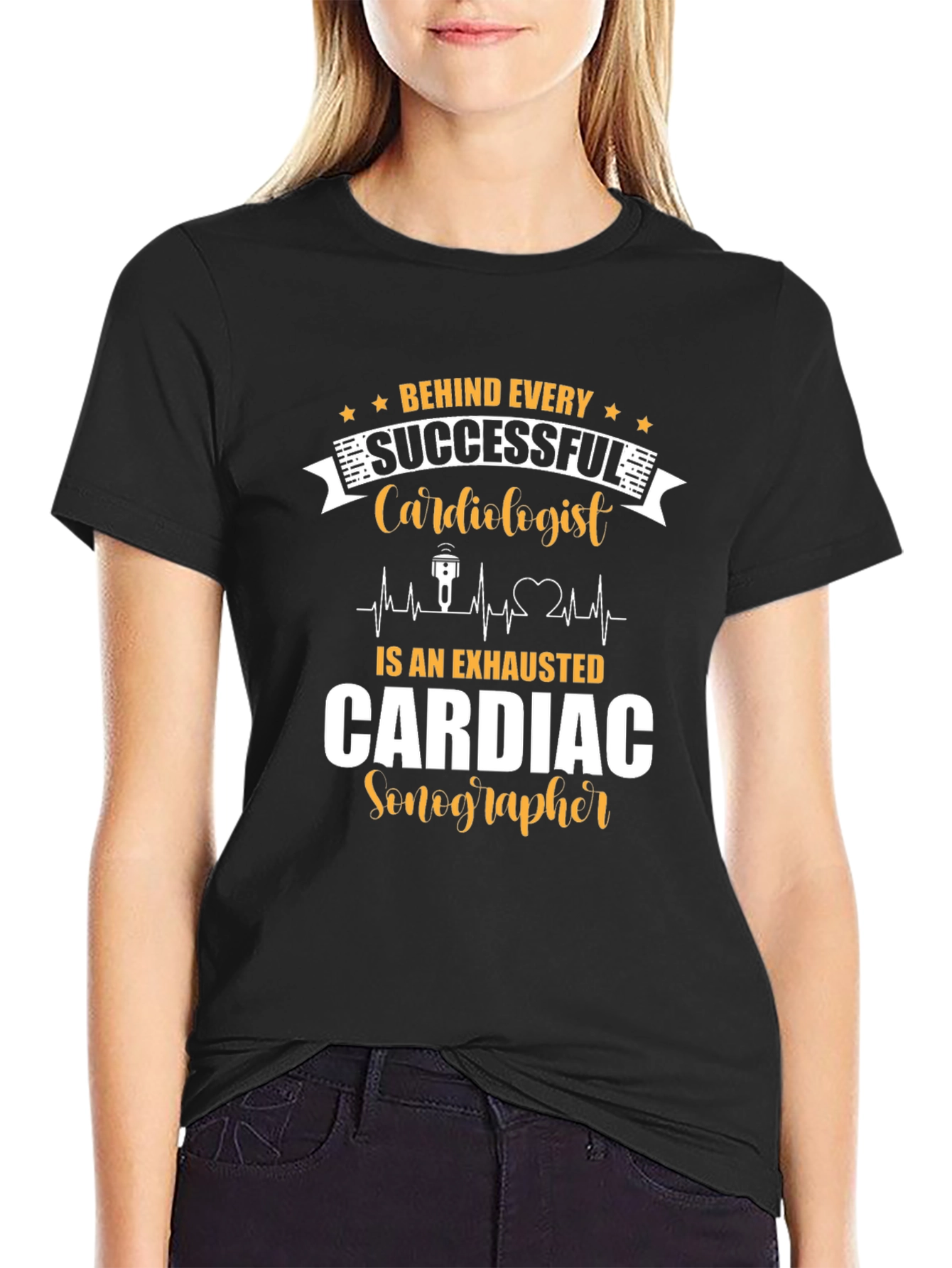 Behind Every Cardiologist T-Shirt - 2