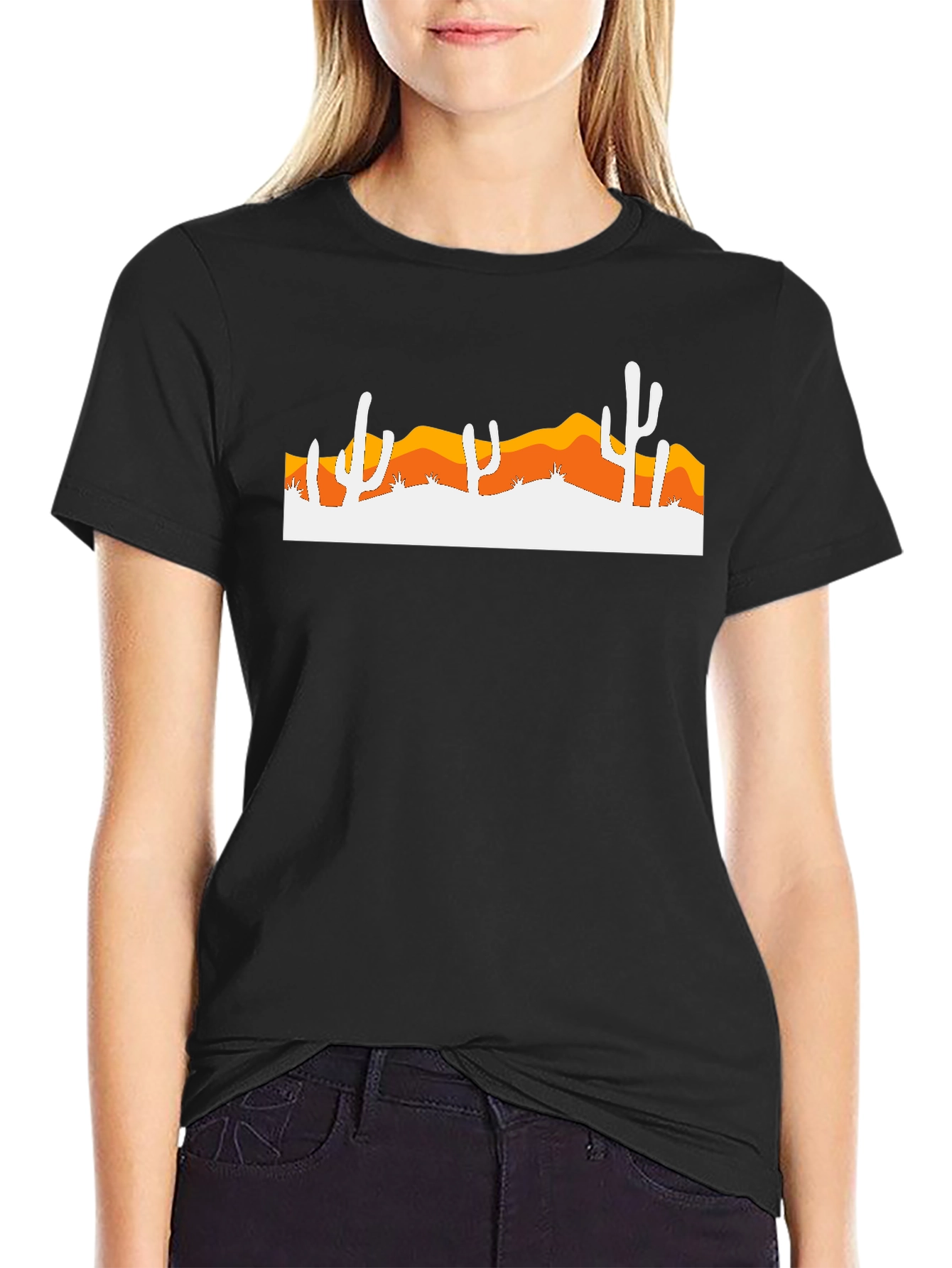 Desert Cactus Graphic T-Shirt - 2