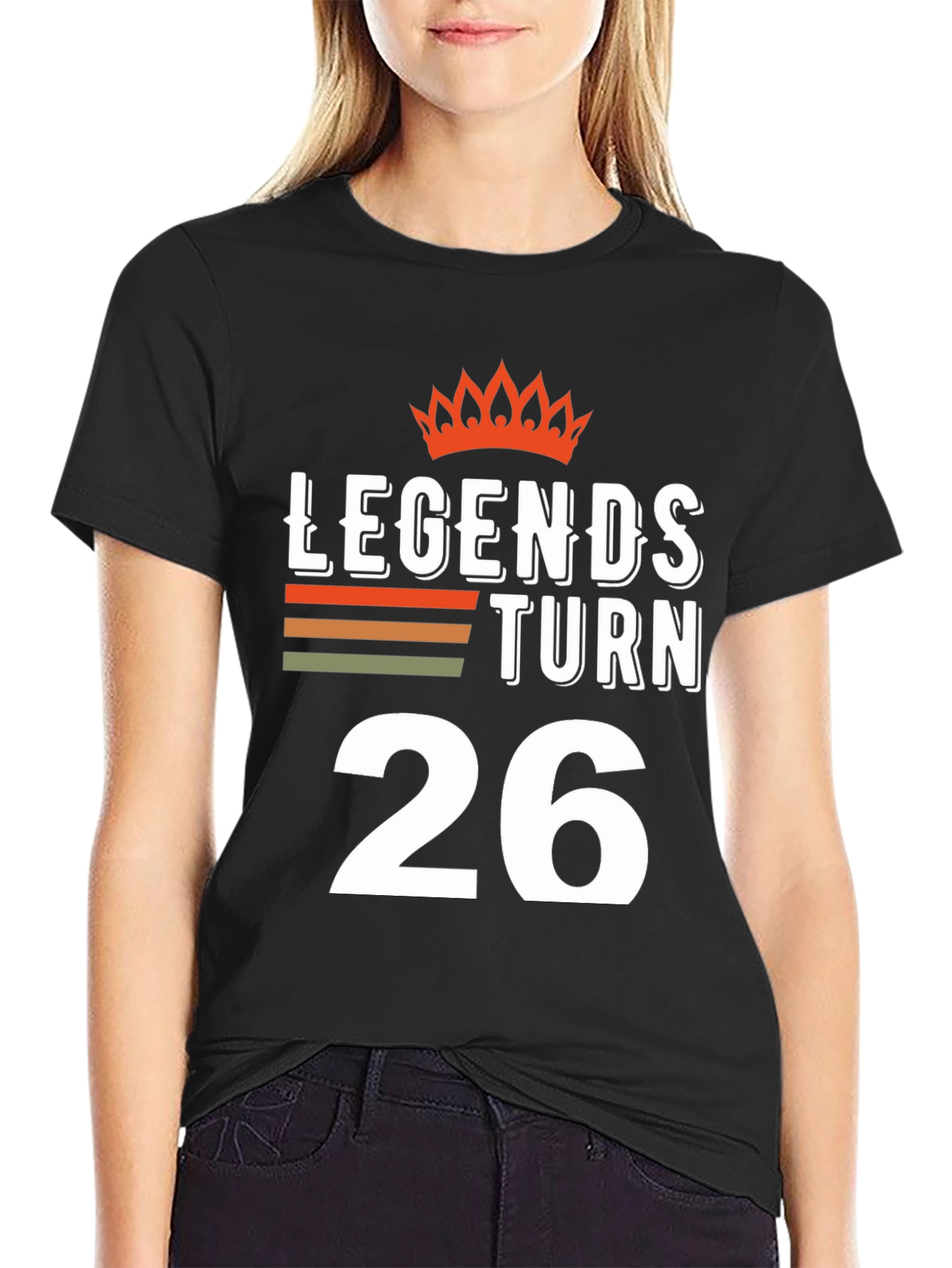 Black Legends Turn 26 Graphic T-Shirt view 2