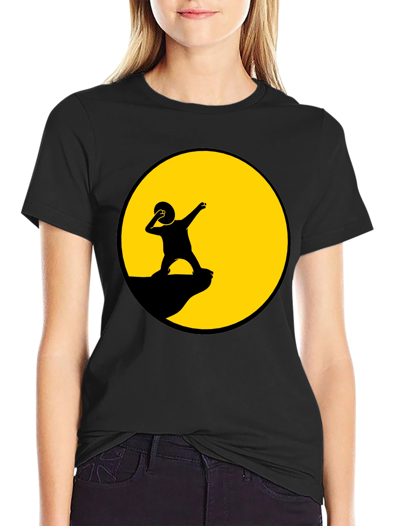 Black Lion King Parody Graphic Tee view 2