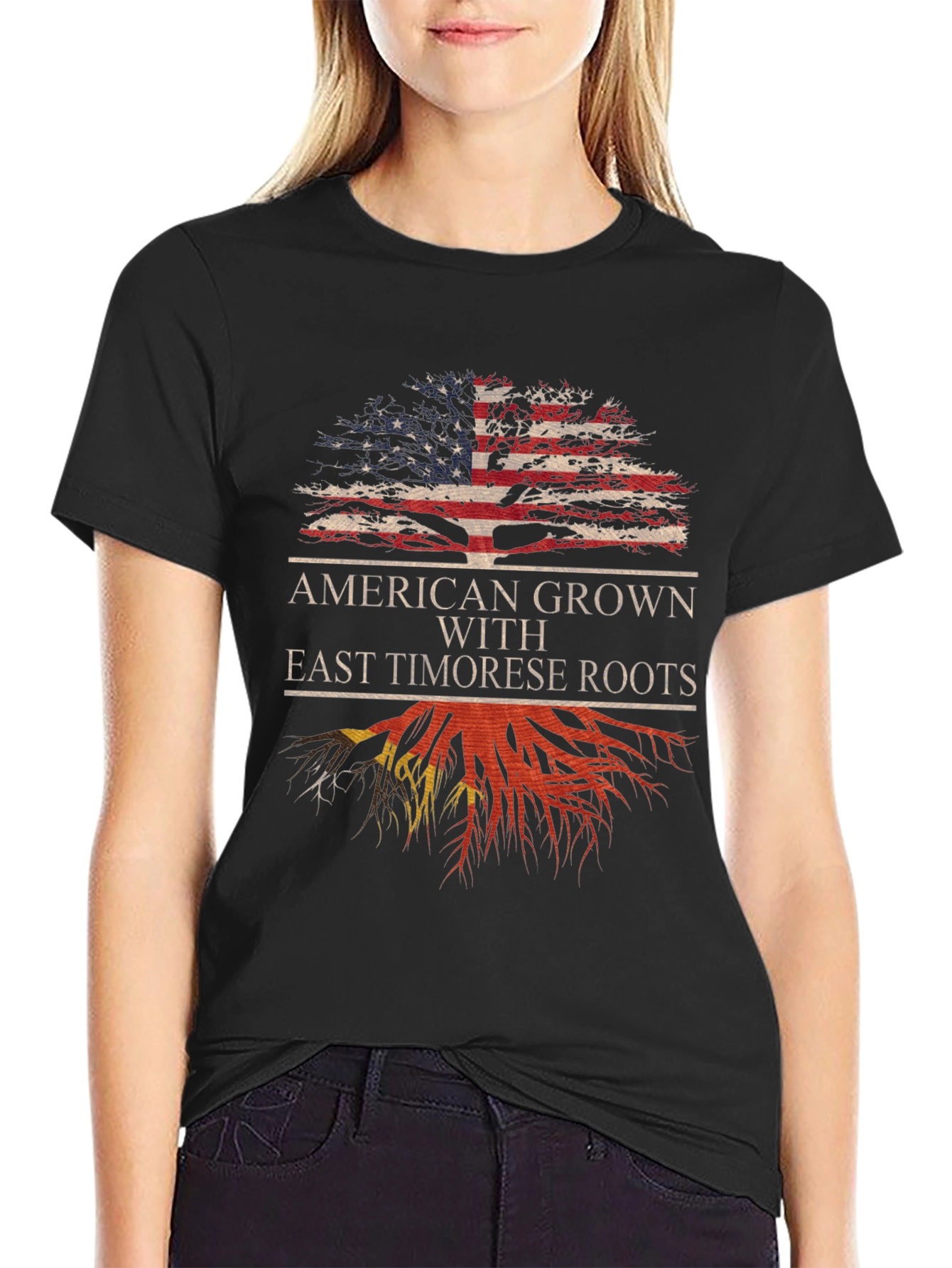 American Grown East Timorese Roots T-Shirt - 2