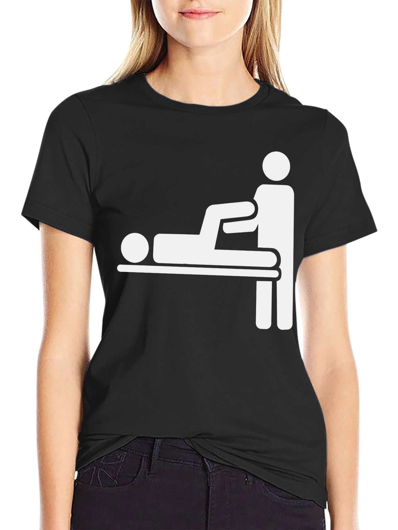 Funny Physiotherapy T-Shirt - Black Cotton Tee - 2