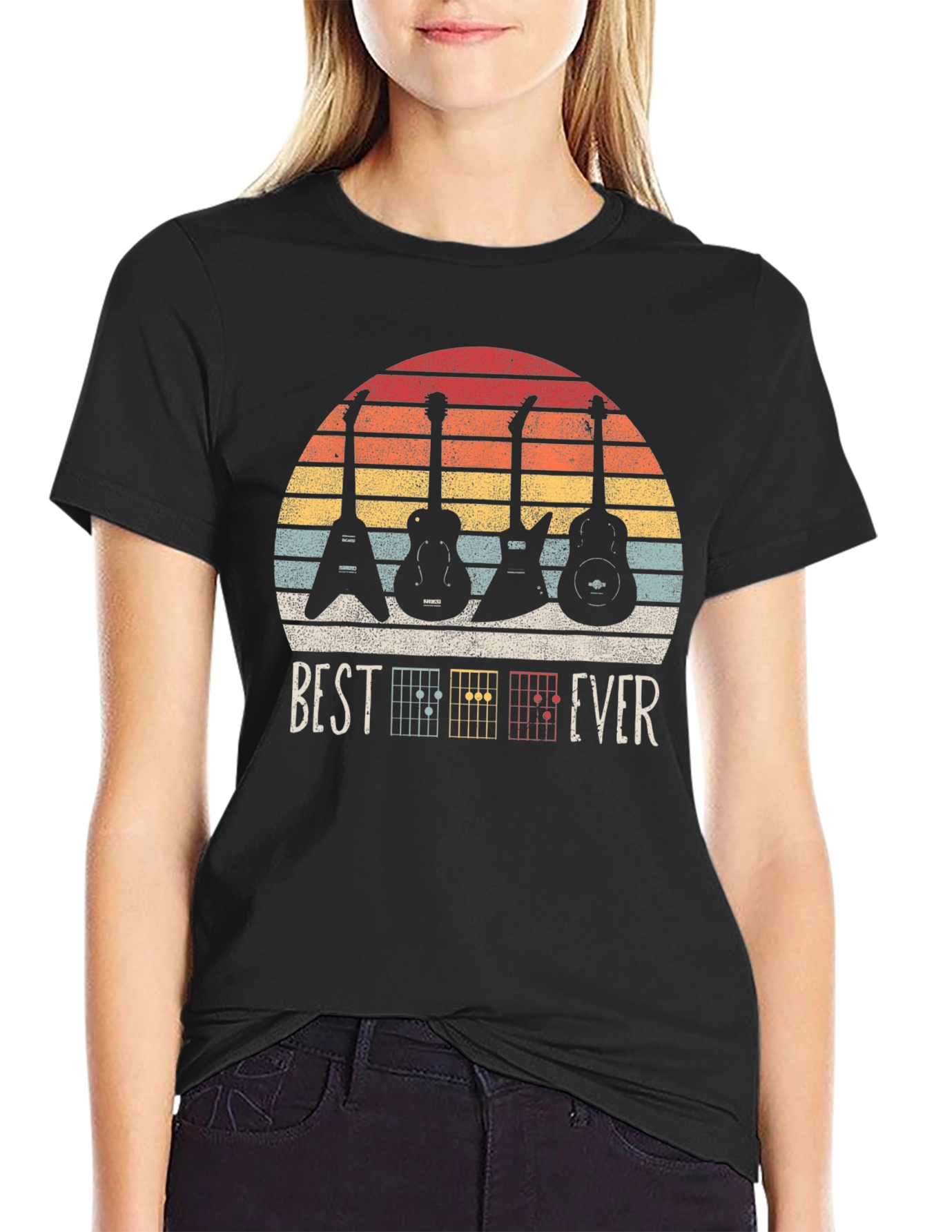 Best Ever Guitar T-Shirt - Music Lover Tee - 2